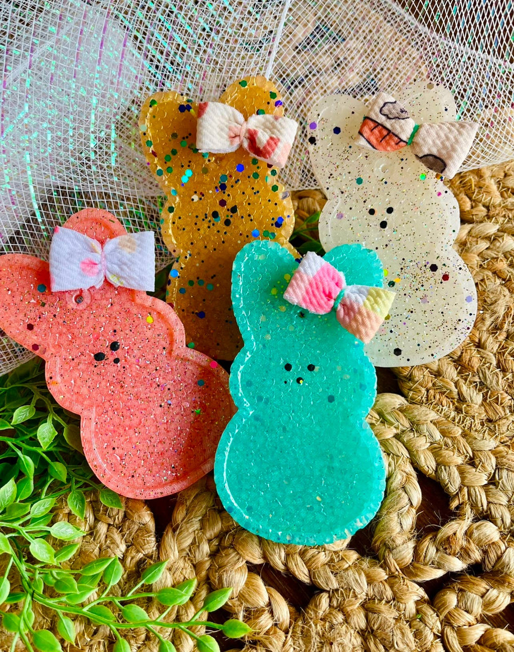 Peep Bunny Car Freshie 