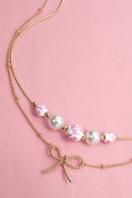 Load image into Gallery viewer, The Porcelain Bow Necklace
