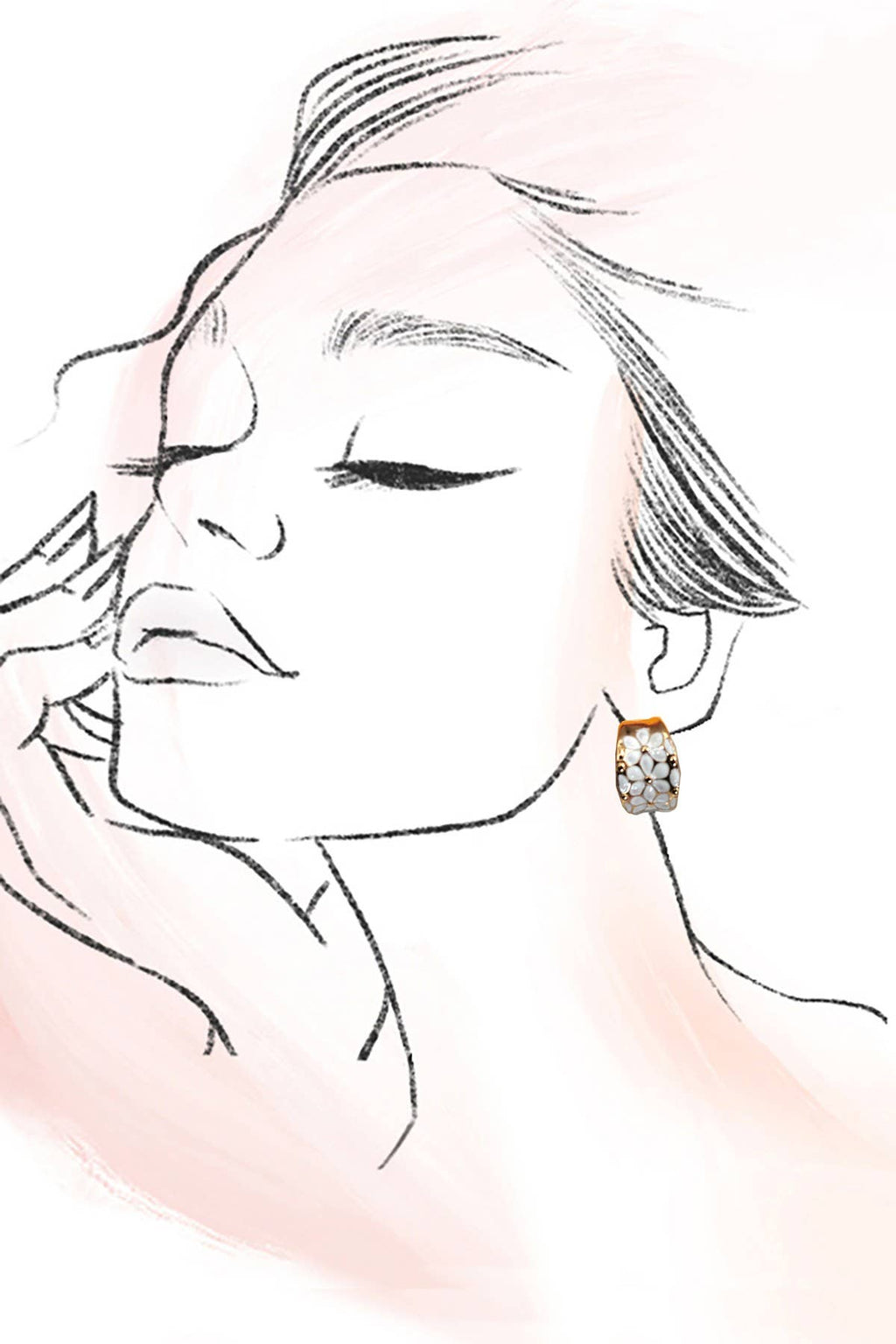 The Floria Hoop Earrings