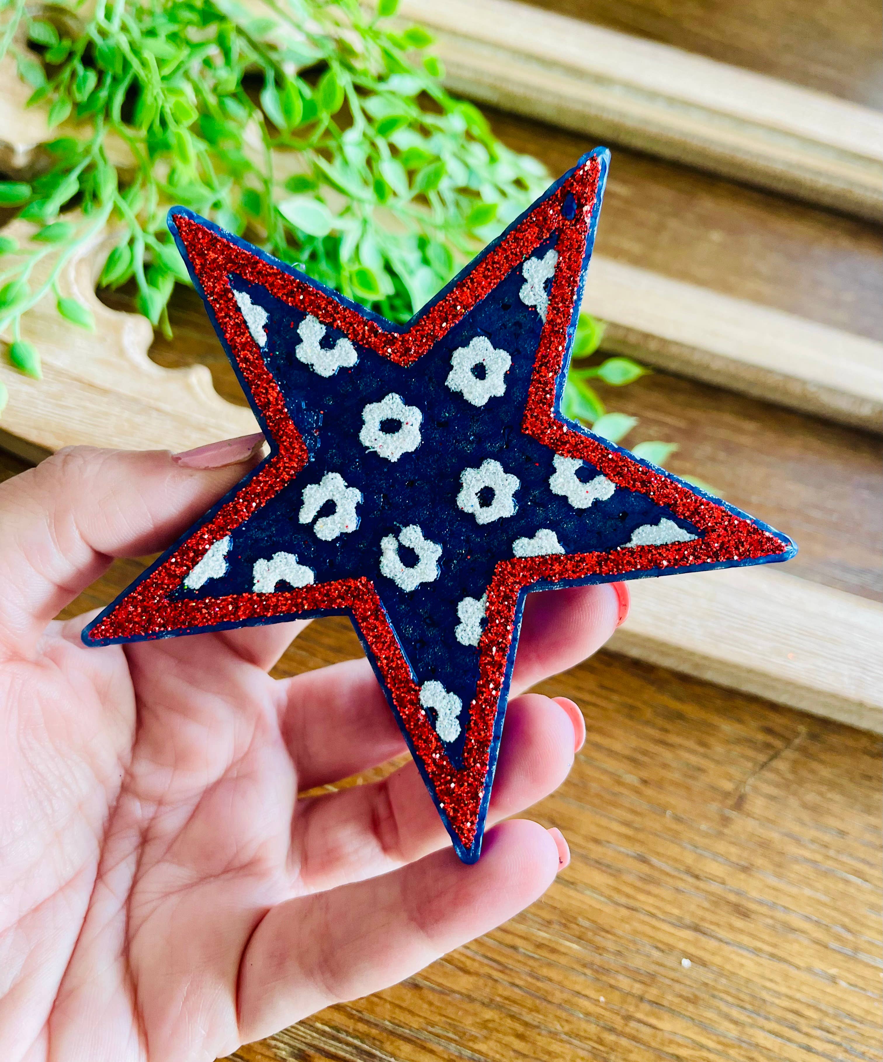 Floral Star Car Freshie 