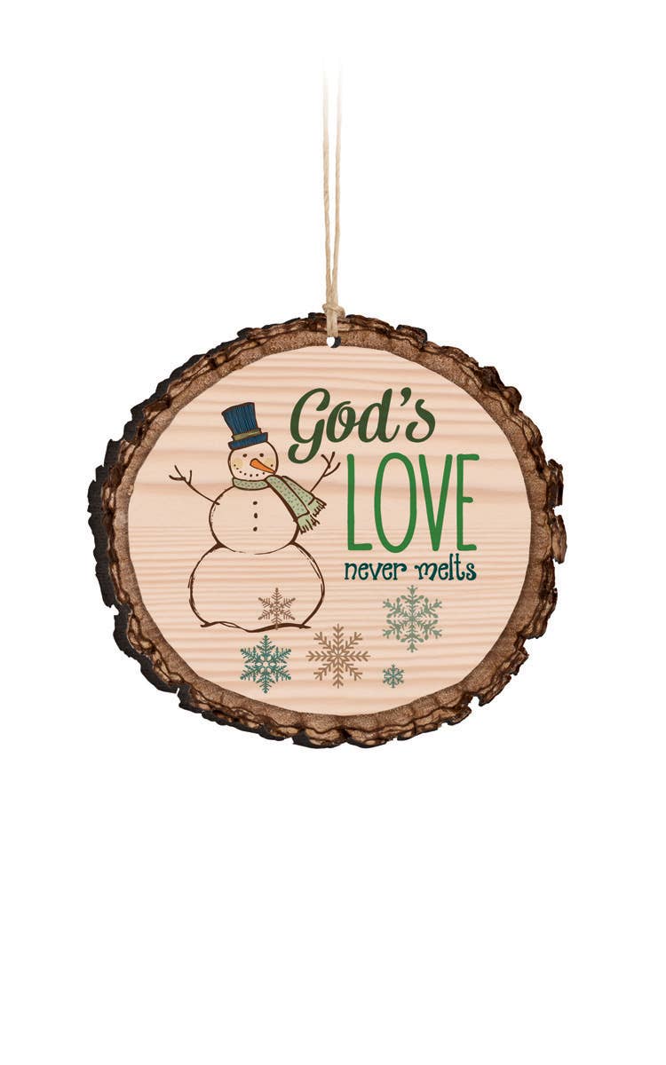 Gods Love Barky Ornament