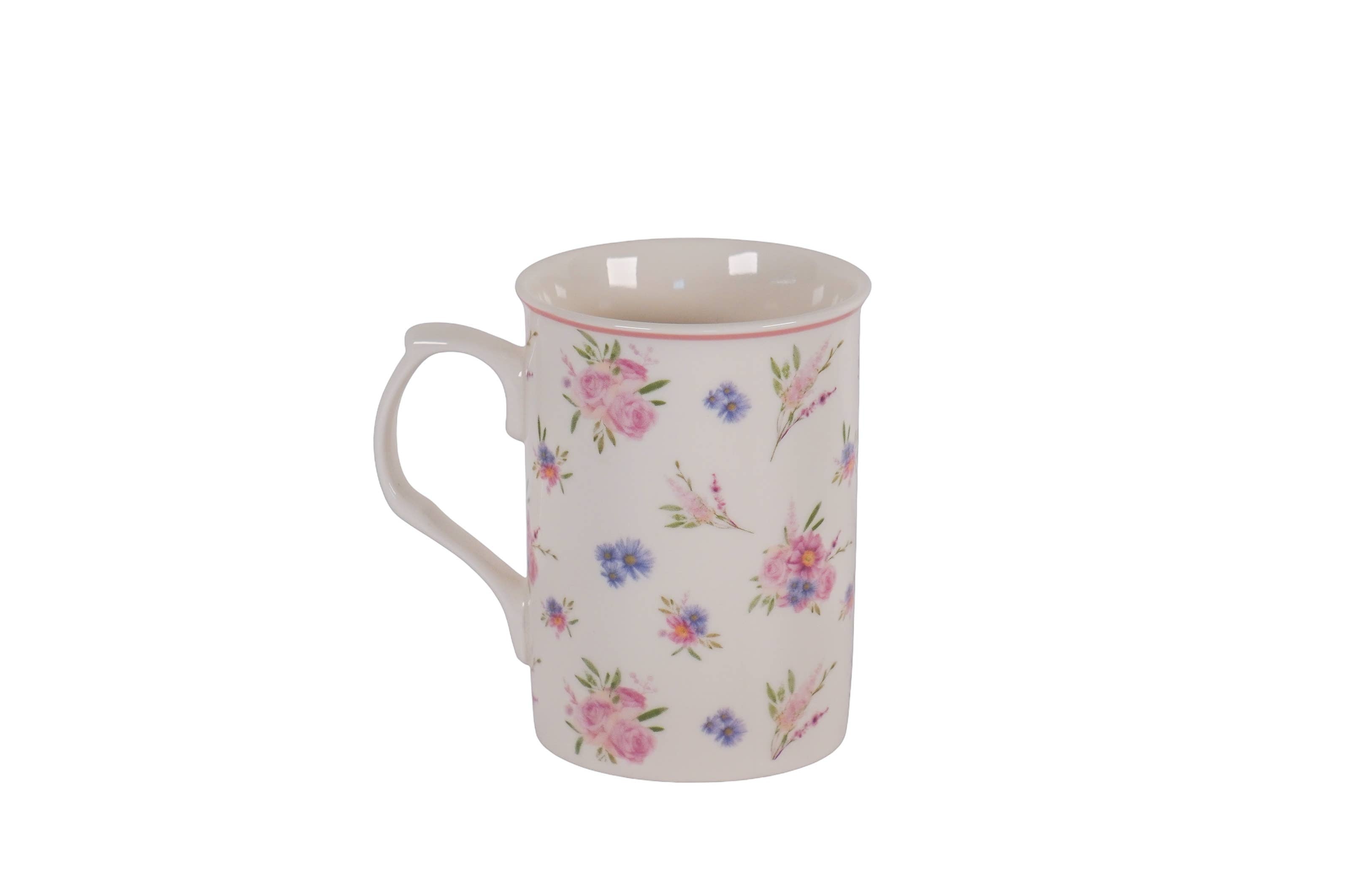 Vintage Rose Flower Mug