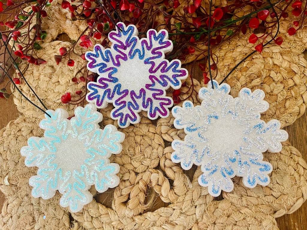 Snowflake Car Freshie 