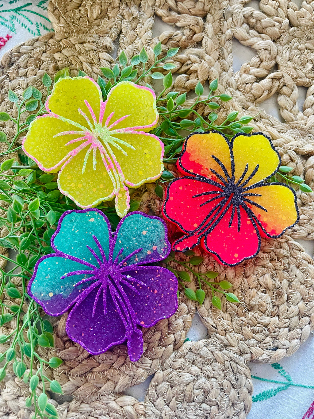 Hibiscus Flower Car Freshie