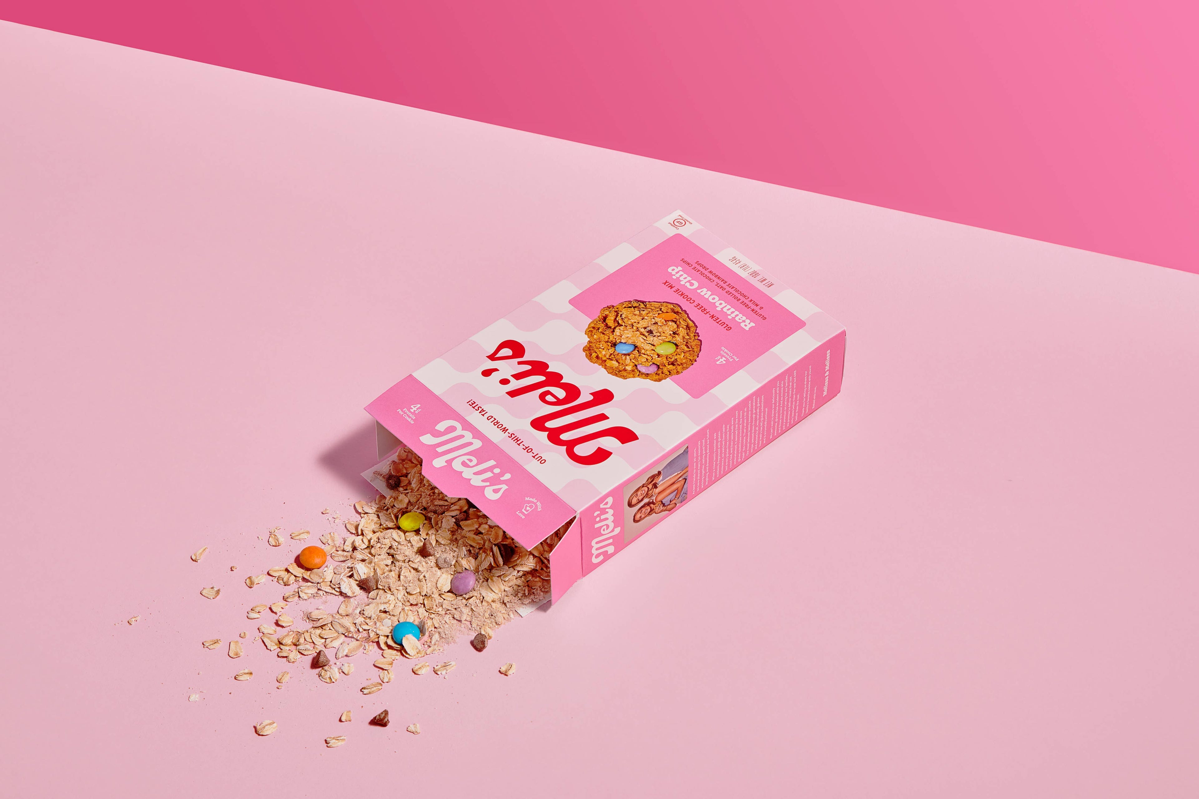 Rainbow Chip Cookie Mix: Gluten-Free with Rolled Oats