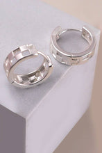 Load image into Gallery viewer, Checkered Heart Earrings
