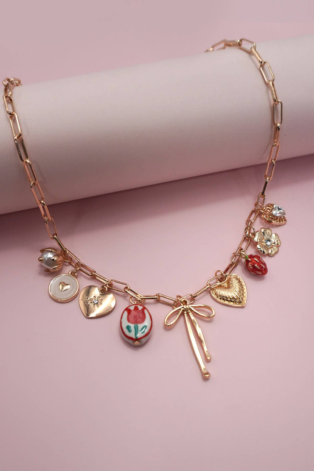 The Rhinestone Bow Necklace