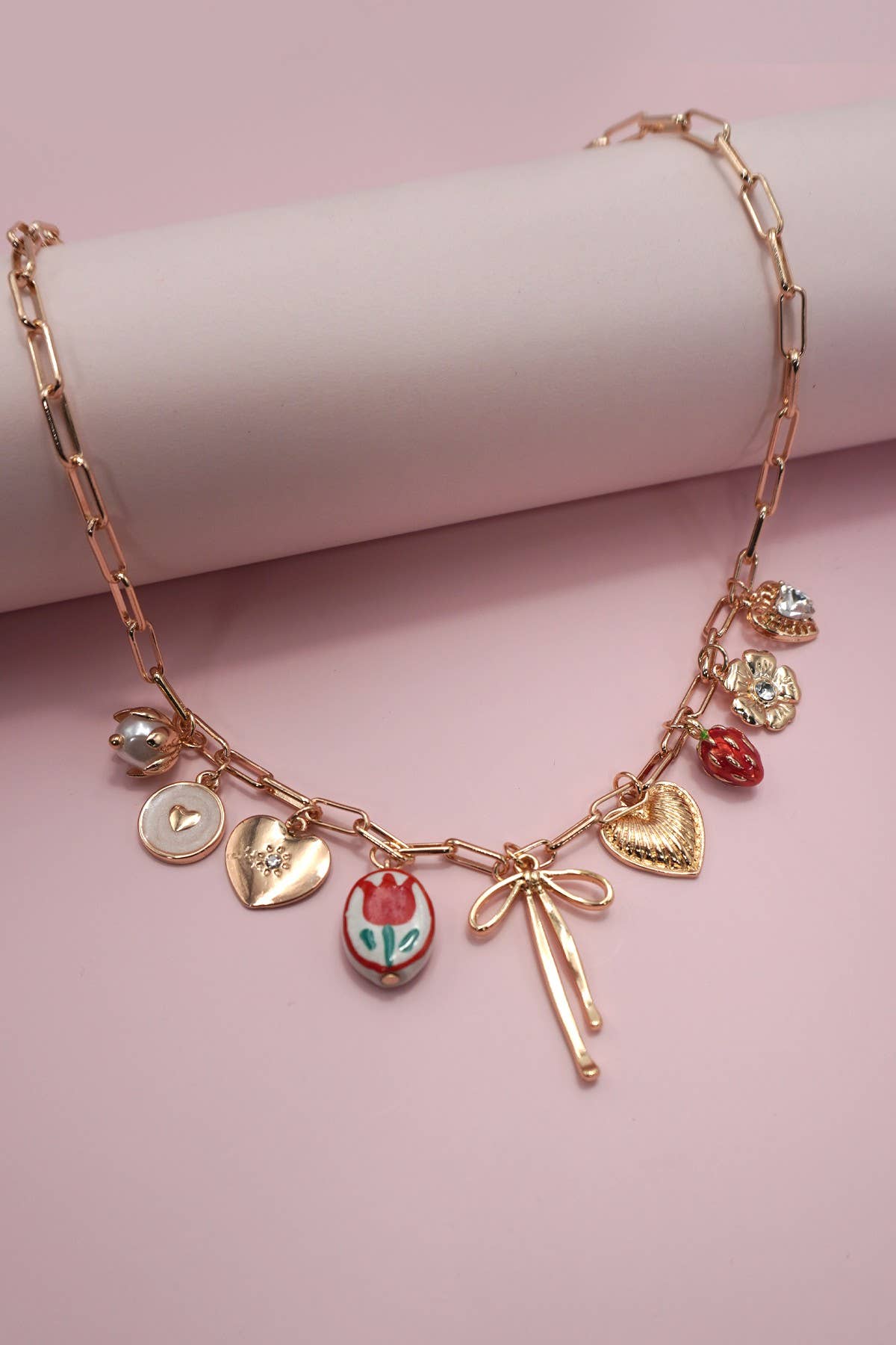 The Rhinestone Bow Necklace