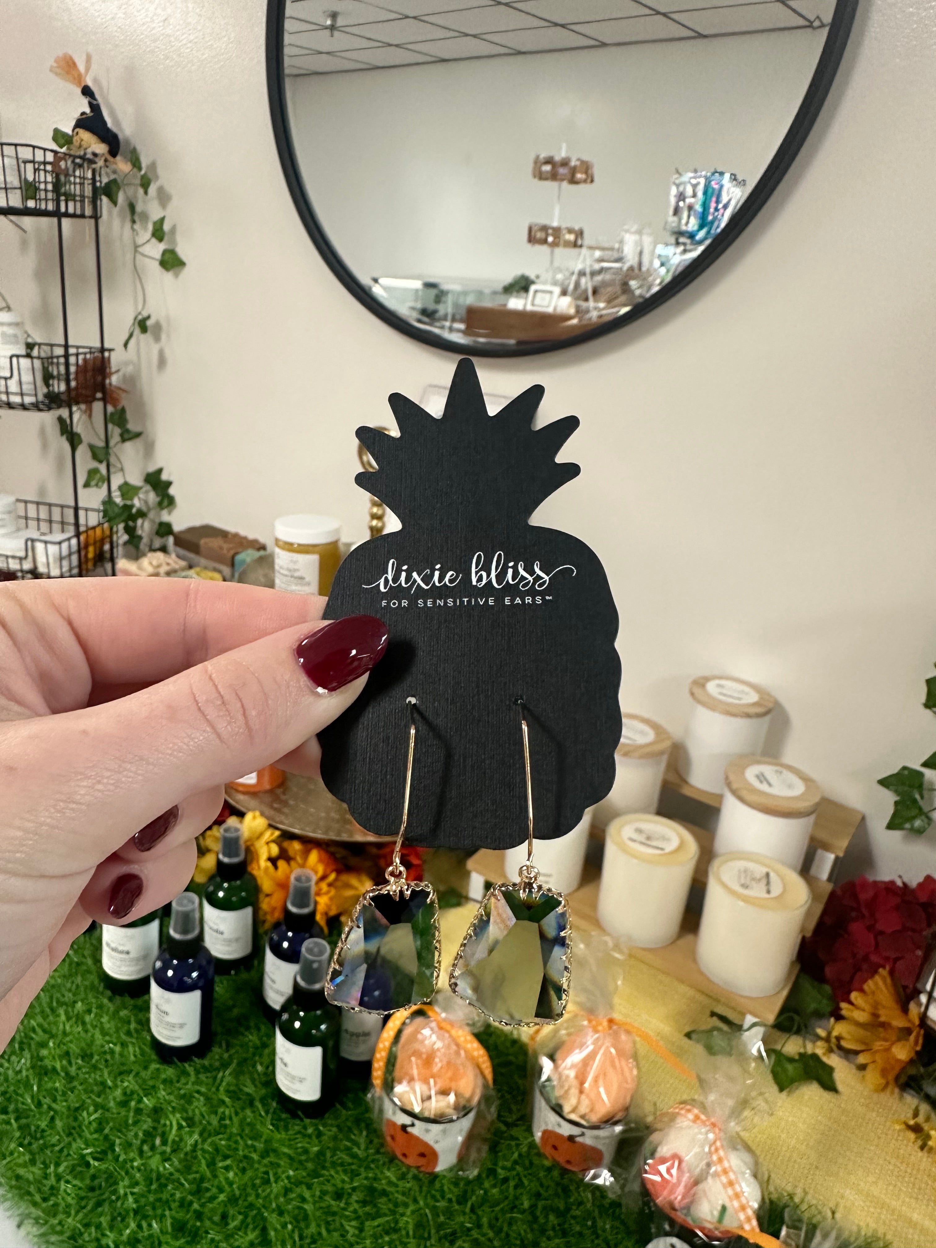 Slate Smoke Earrings