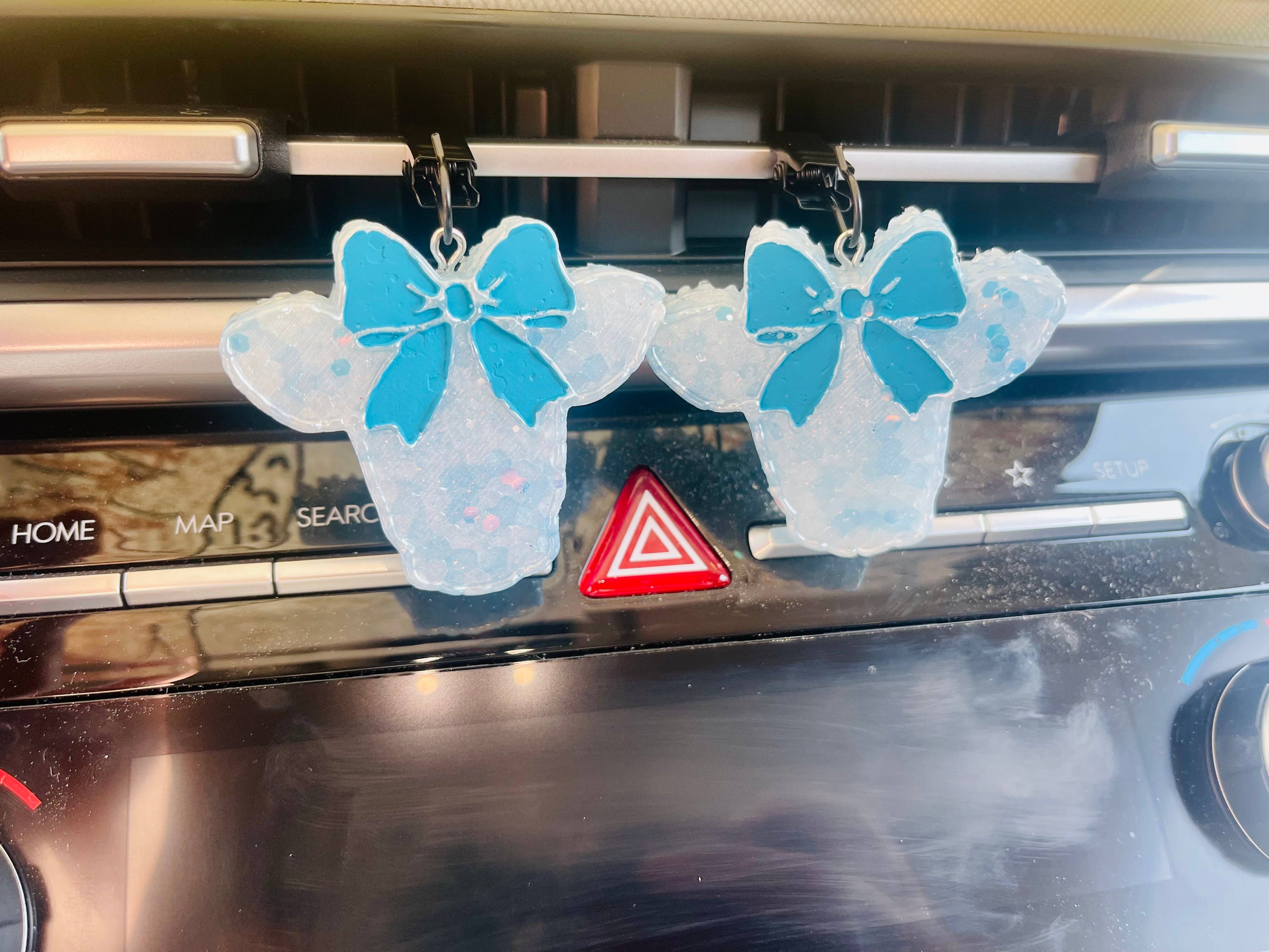 Cow with Bow VENT Car Freshie 