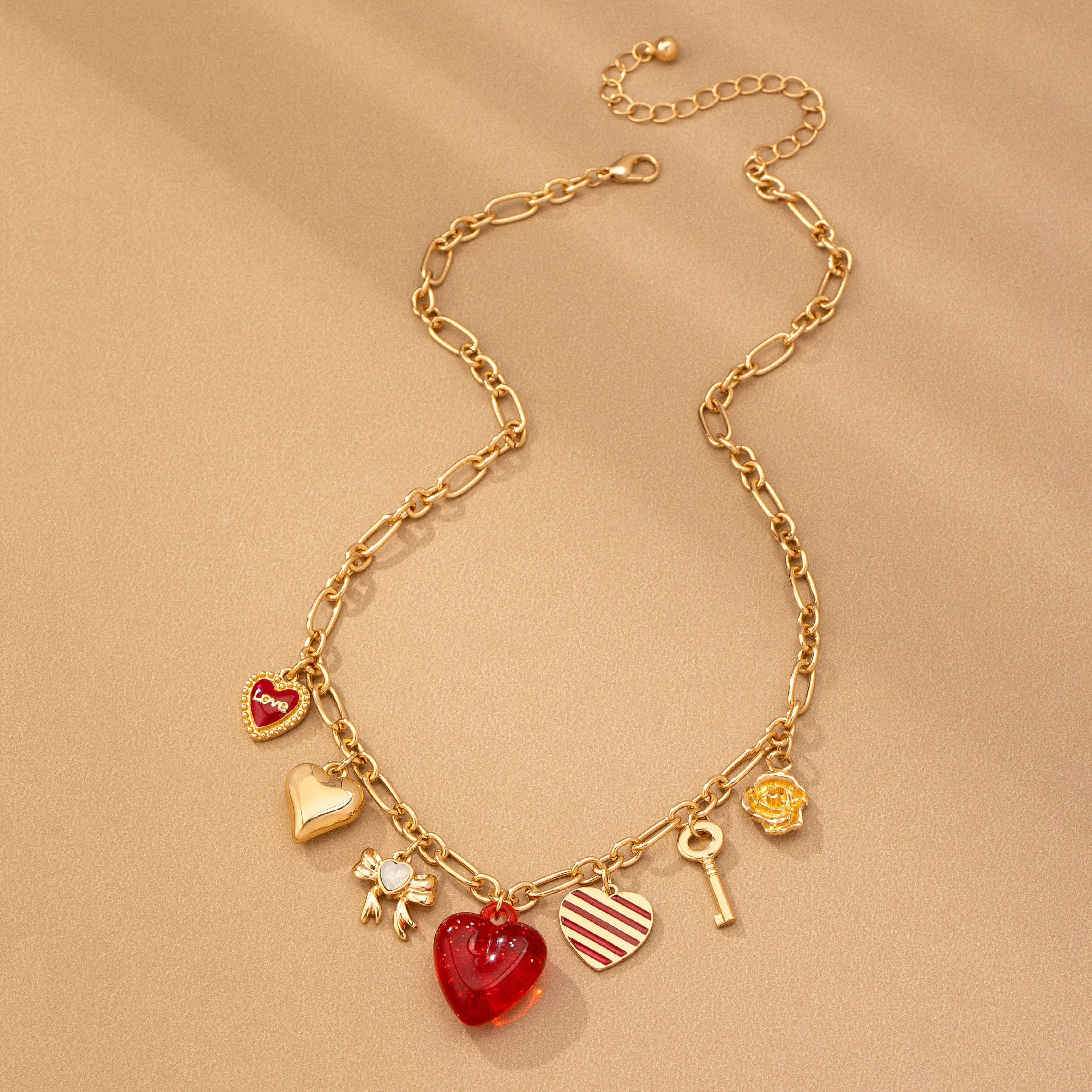 The Cherry Heart Necklace