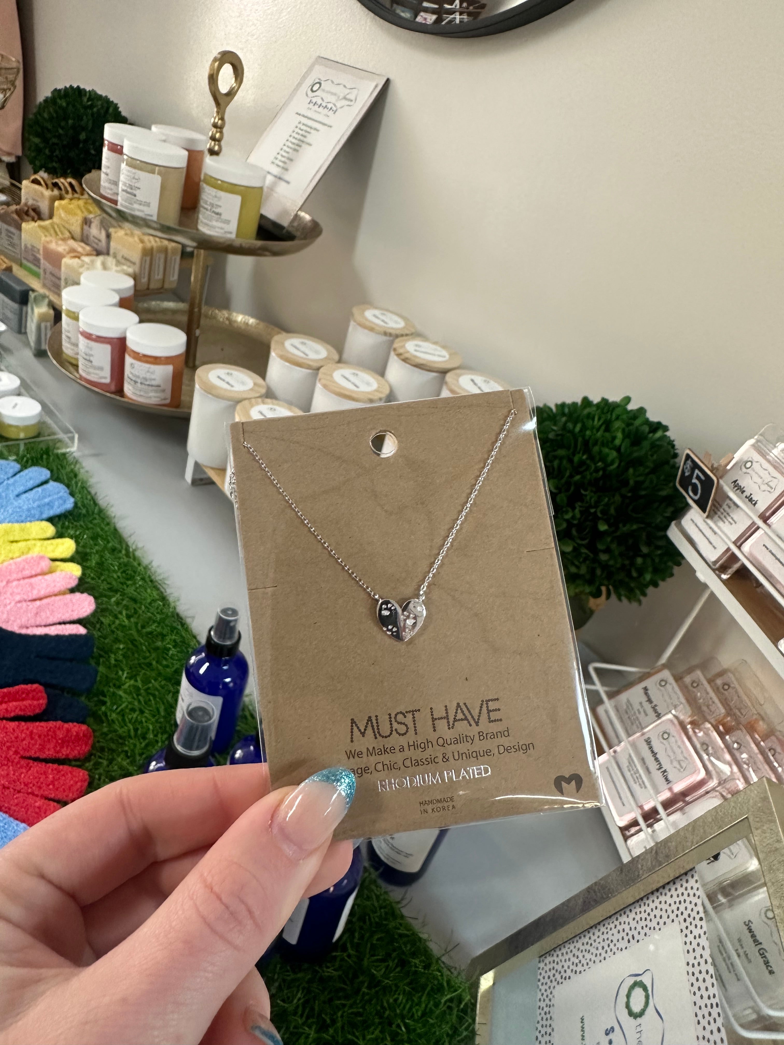 Pawprint Heart Necklace