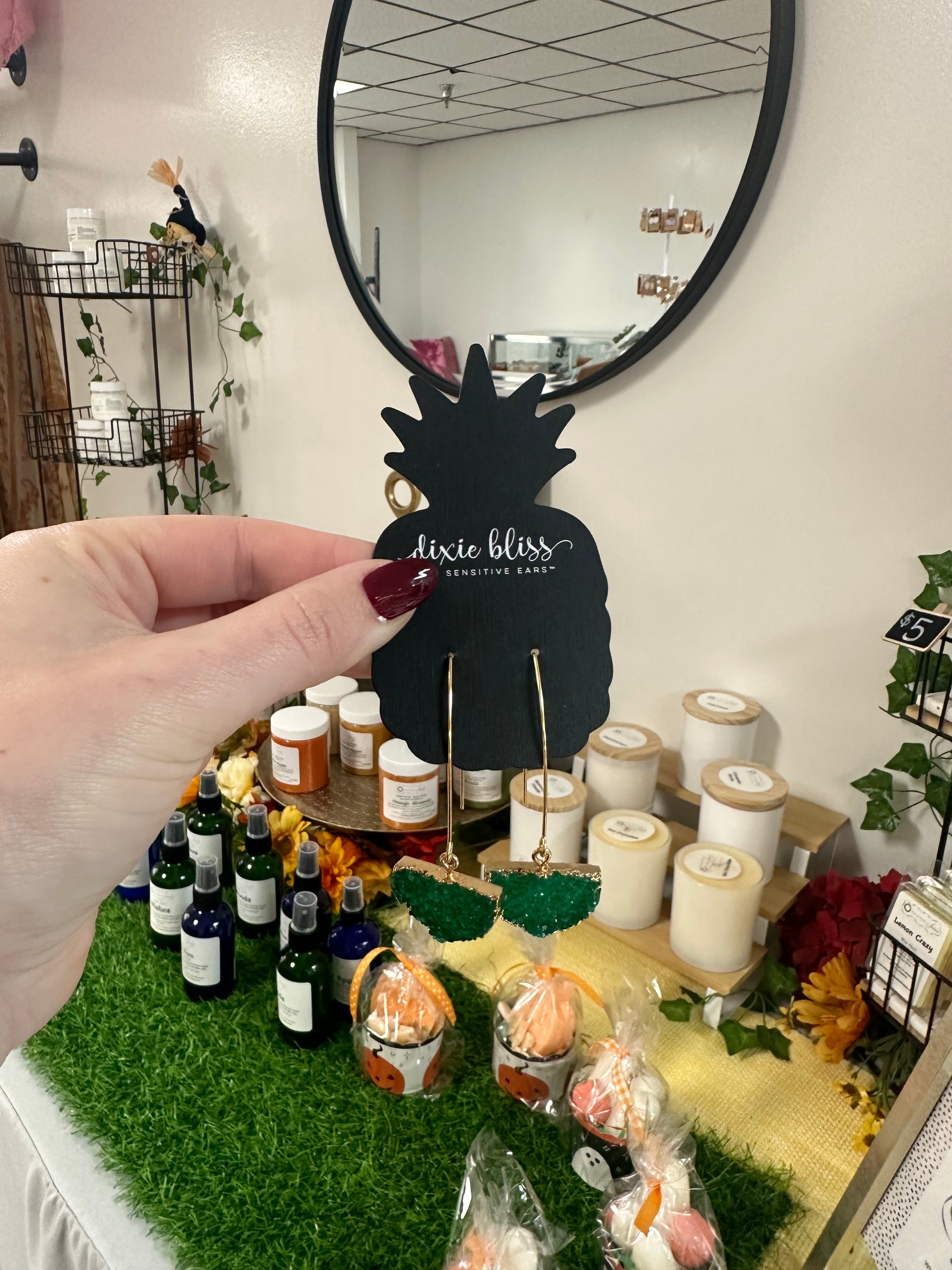 Steadfast Evergreen Earrings