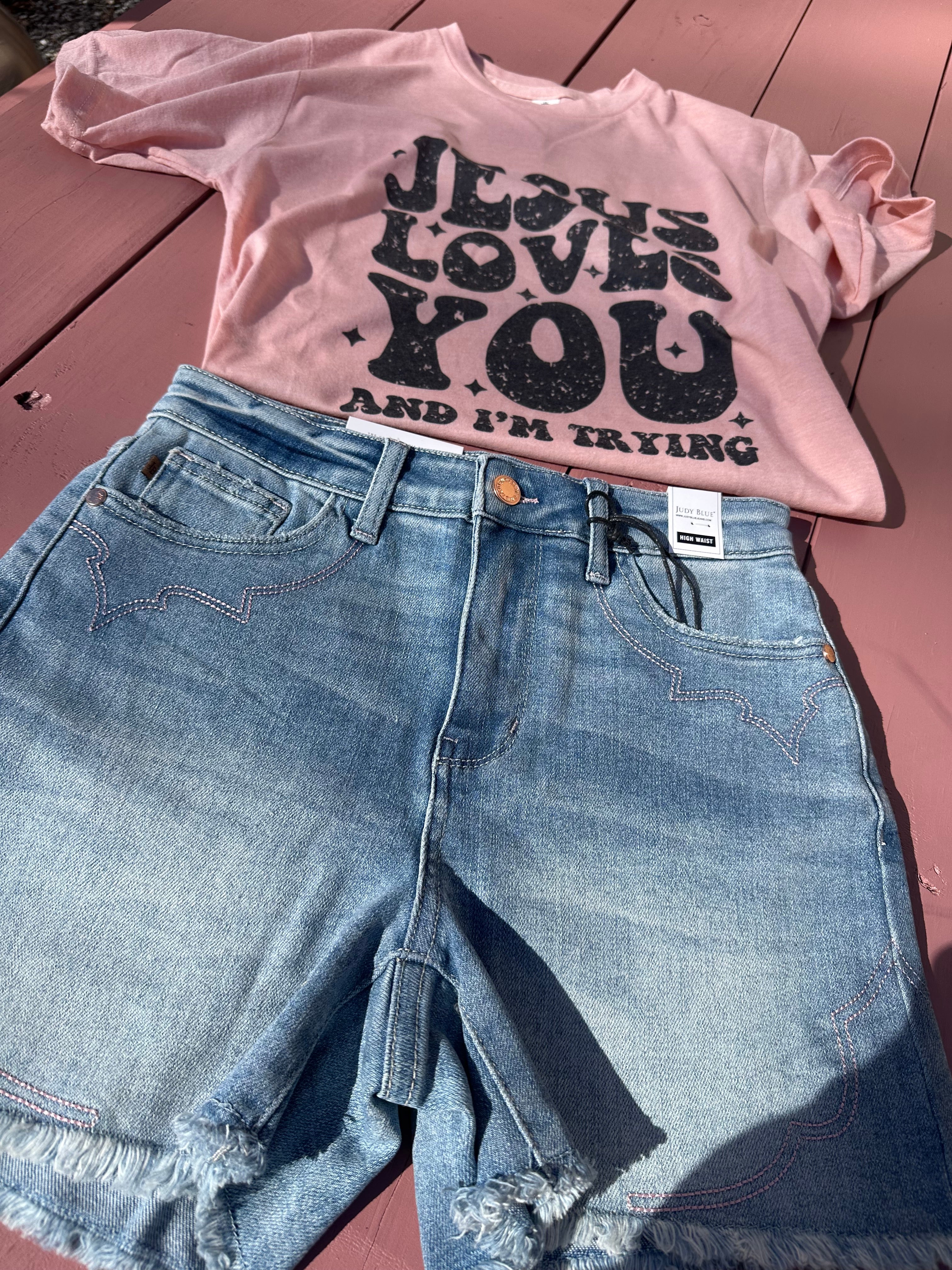 The Pink Cowgirl Shorts