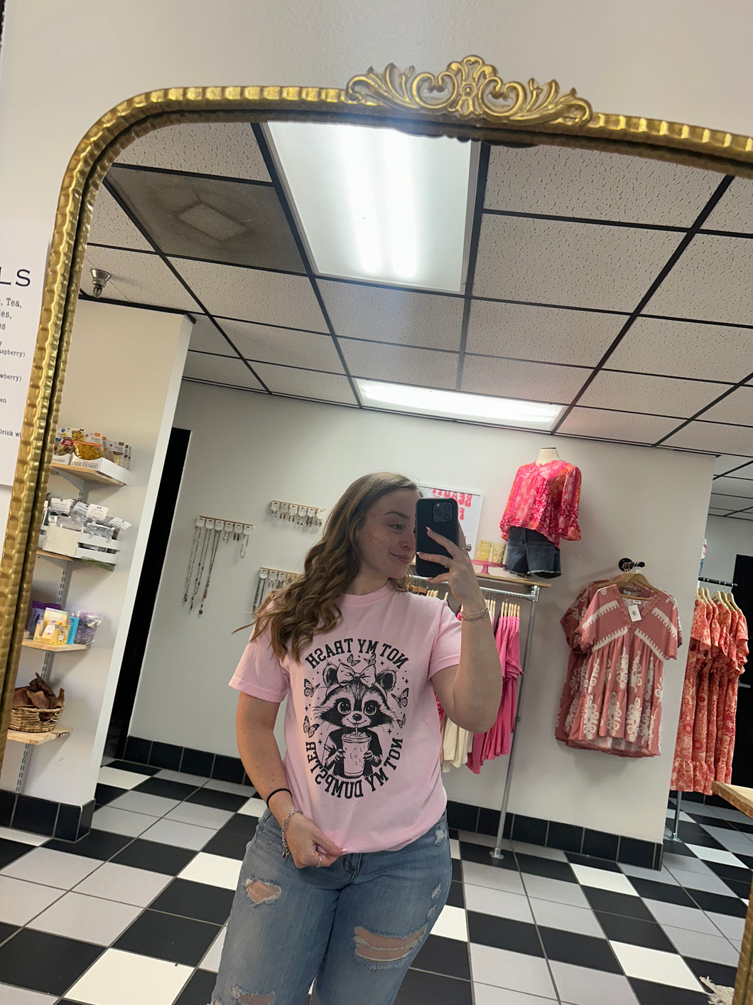 Not My Trash Not My Dumpster Graphic Tee