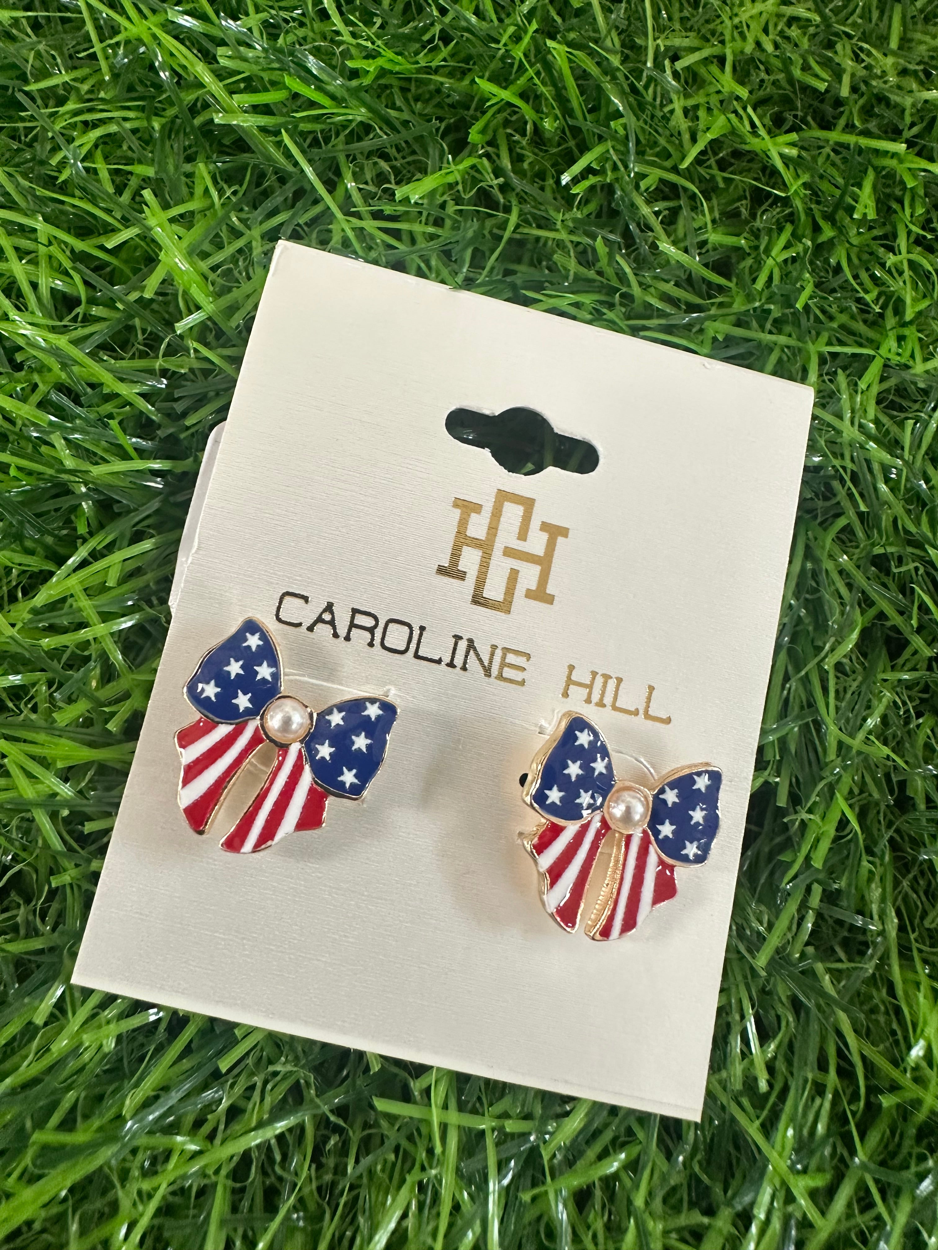 July Bow Stud Earrings