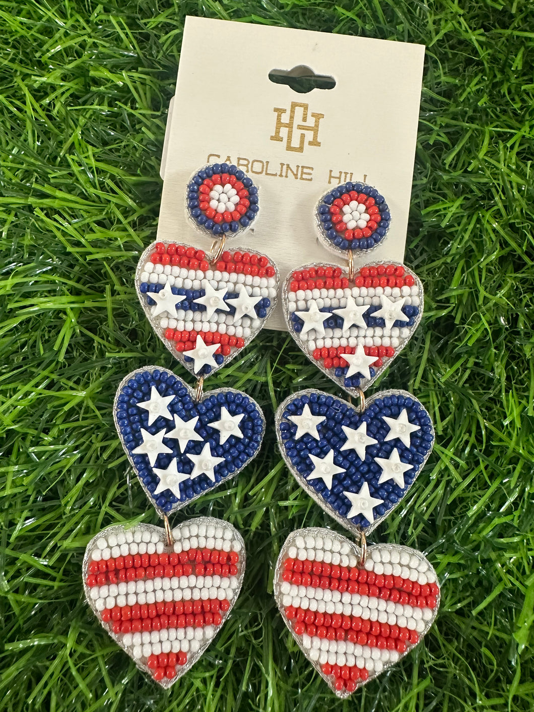 American Heart Drop Earrings
