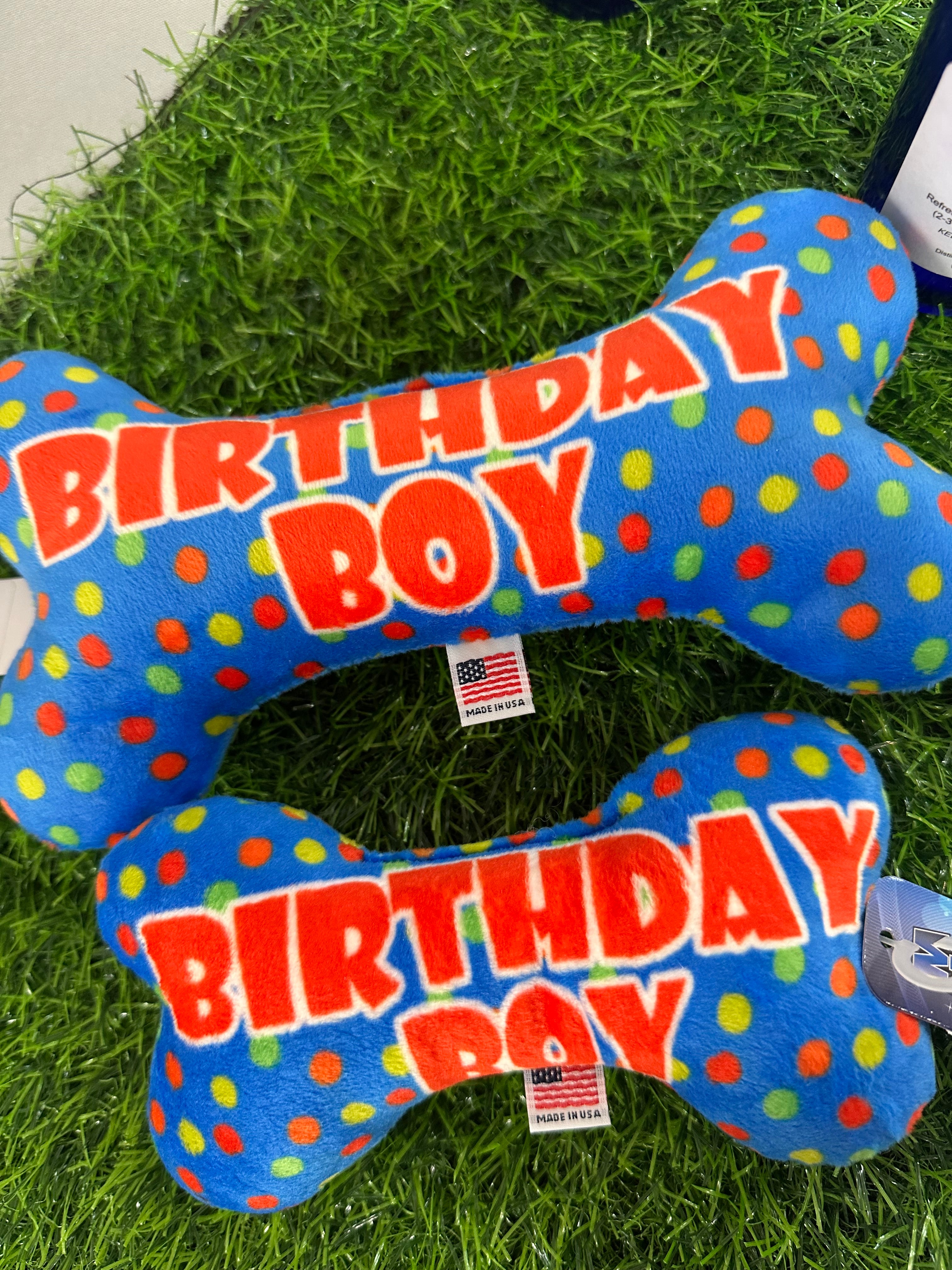 Birthday Bone Dog Toy