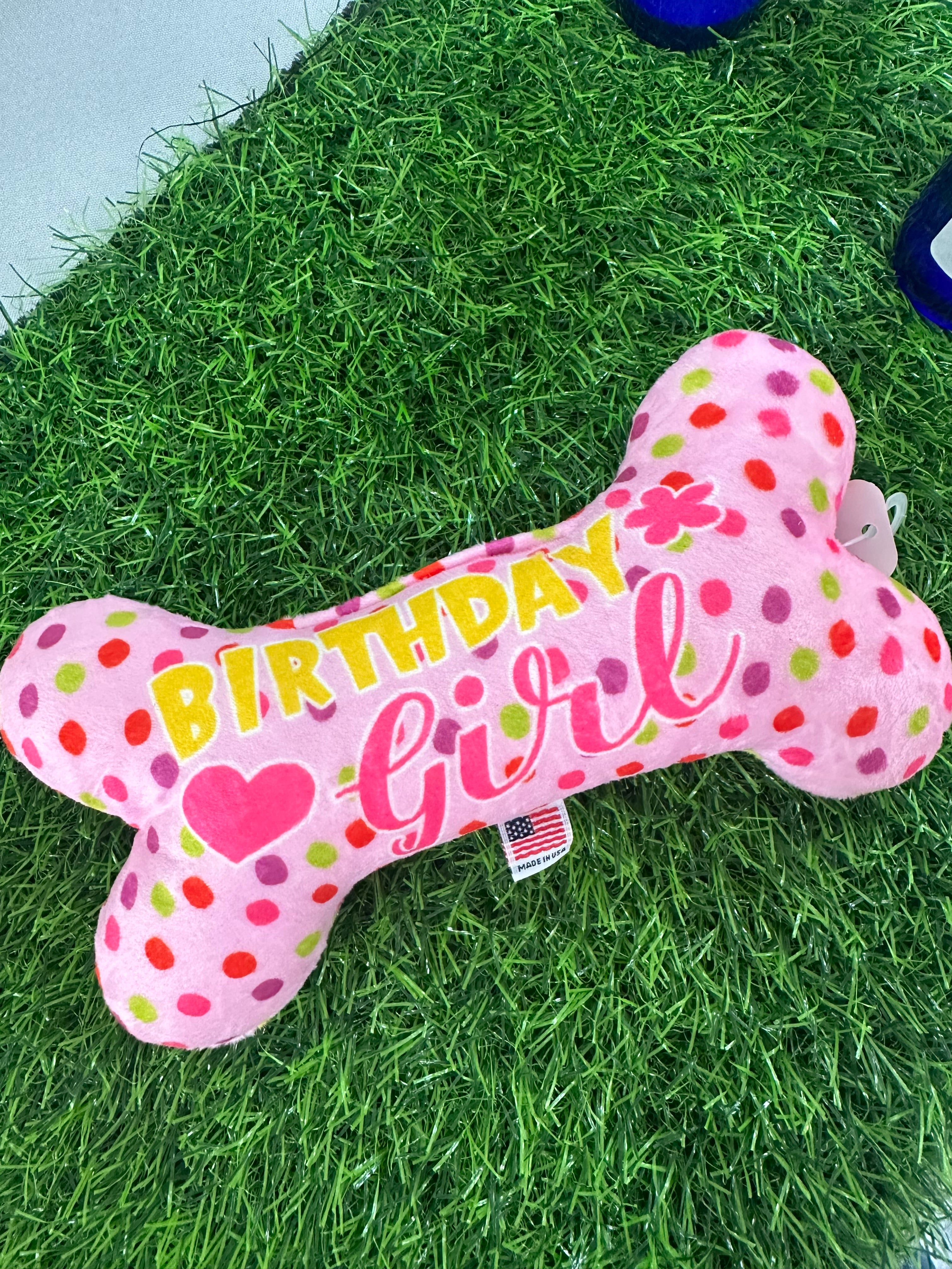 Birthday Bone Dog Toy