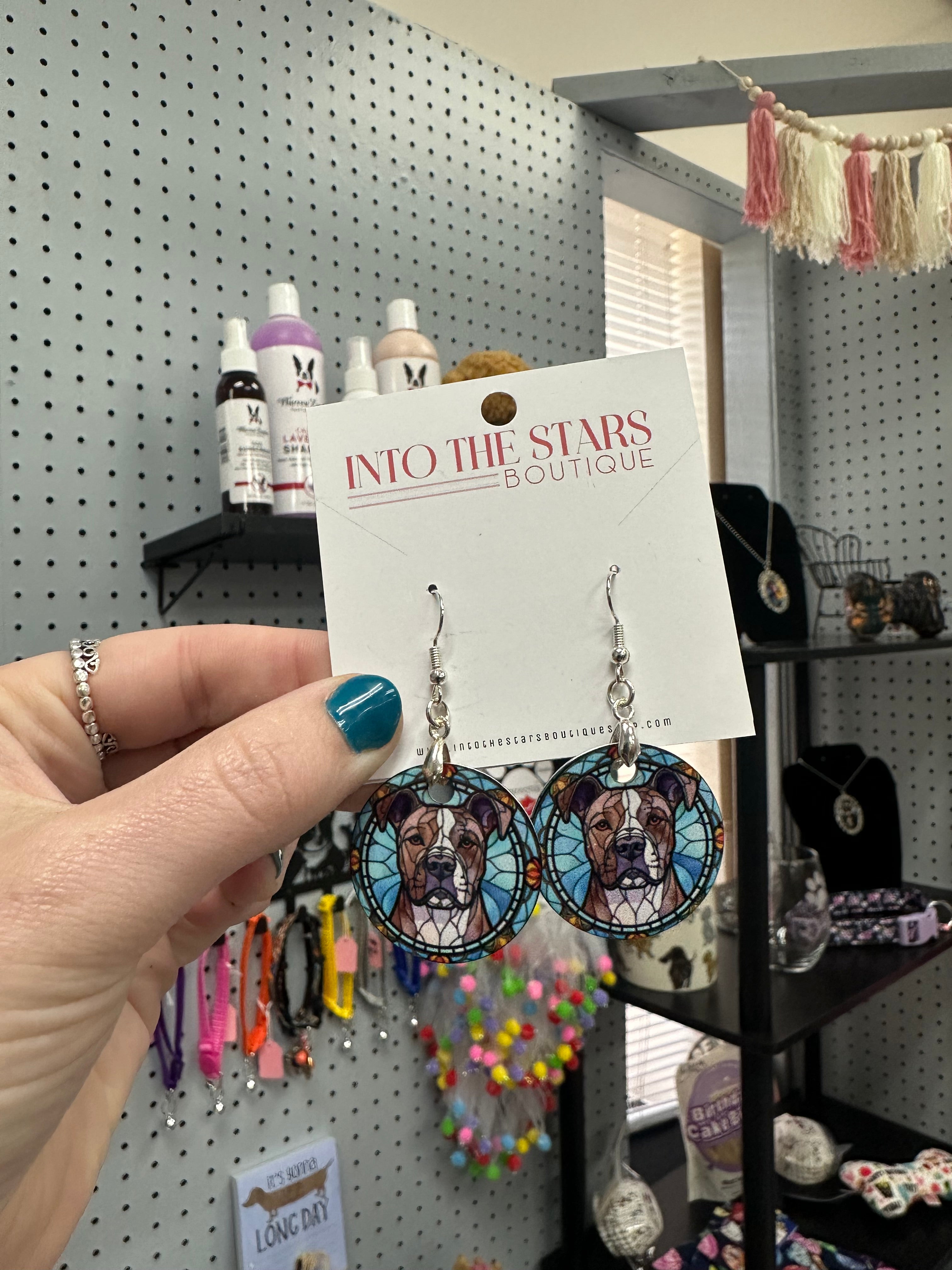 Stained Glass Earrings