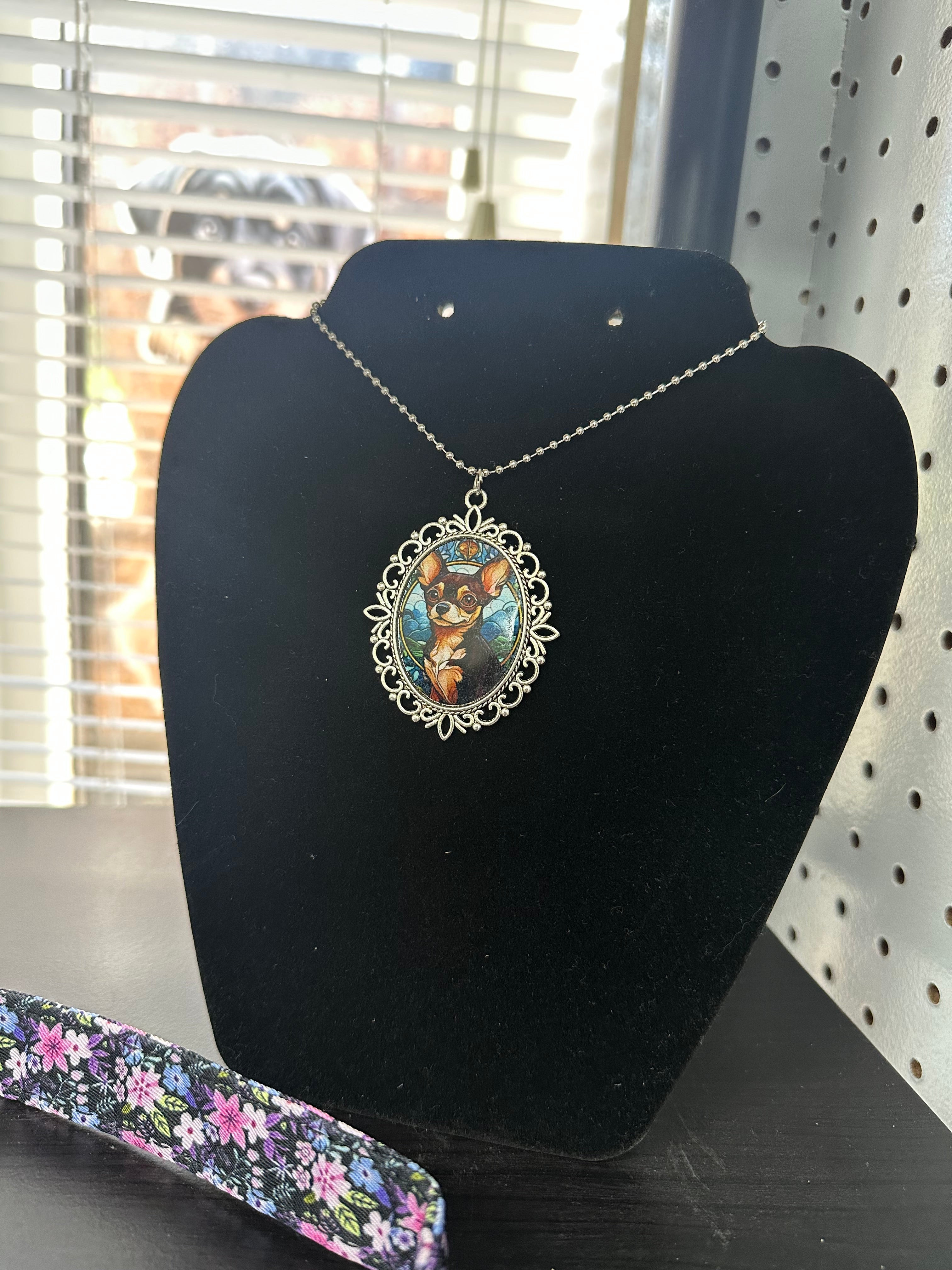 Stained Glass Pet Necklace
