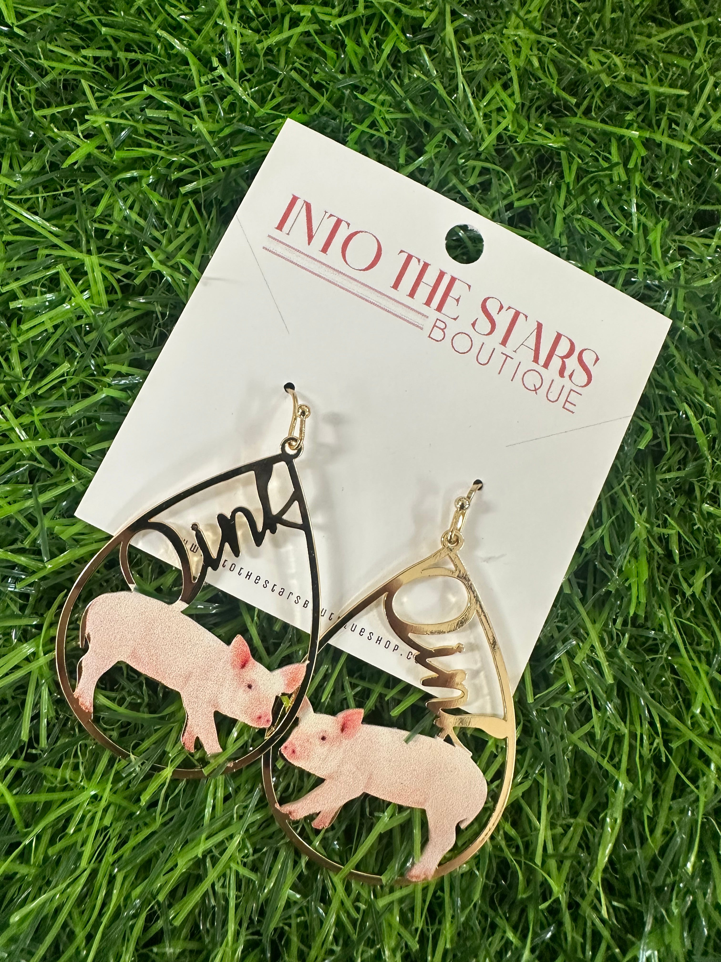 Oink Earrings