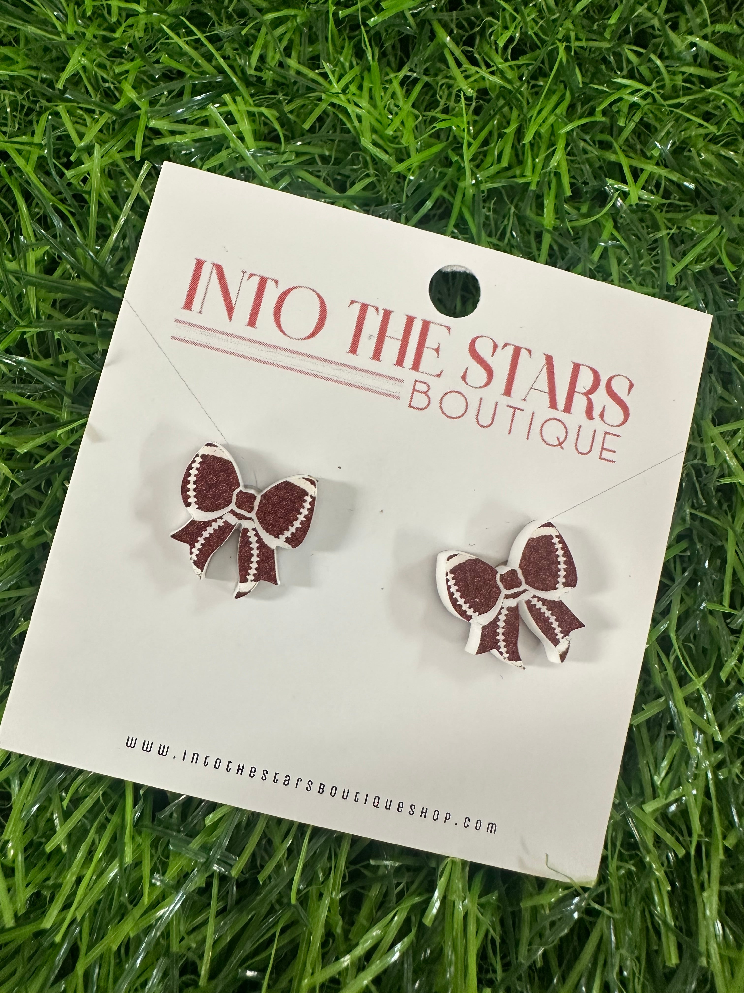 Bow Sports Stud Earrings
