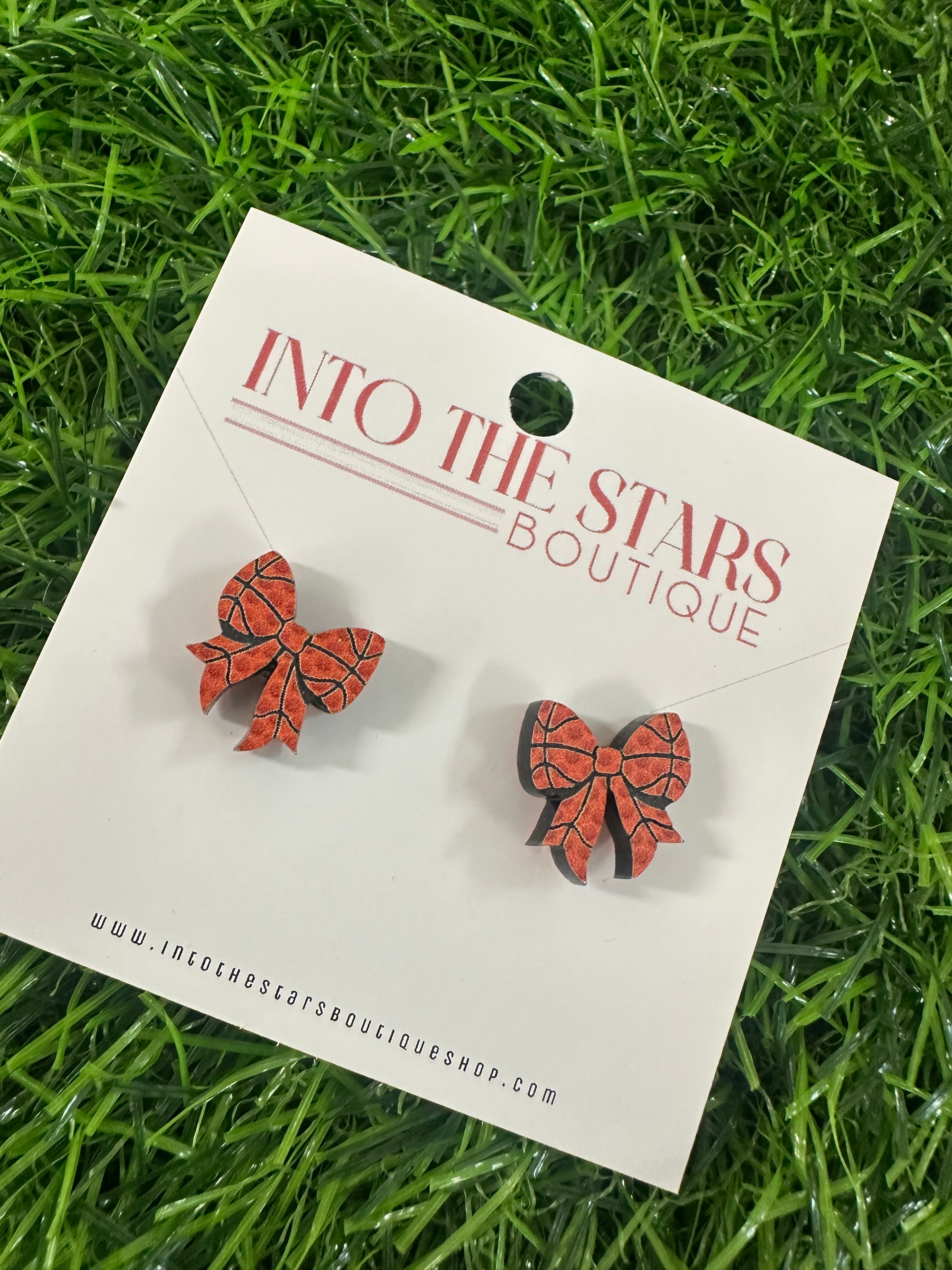 Bow Sports Stud Earrings