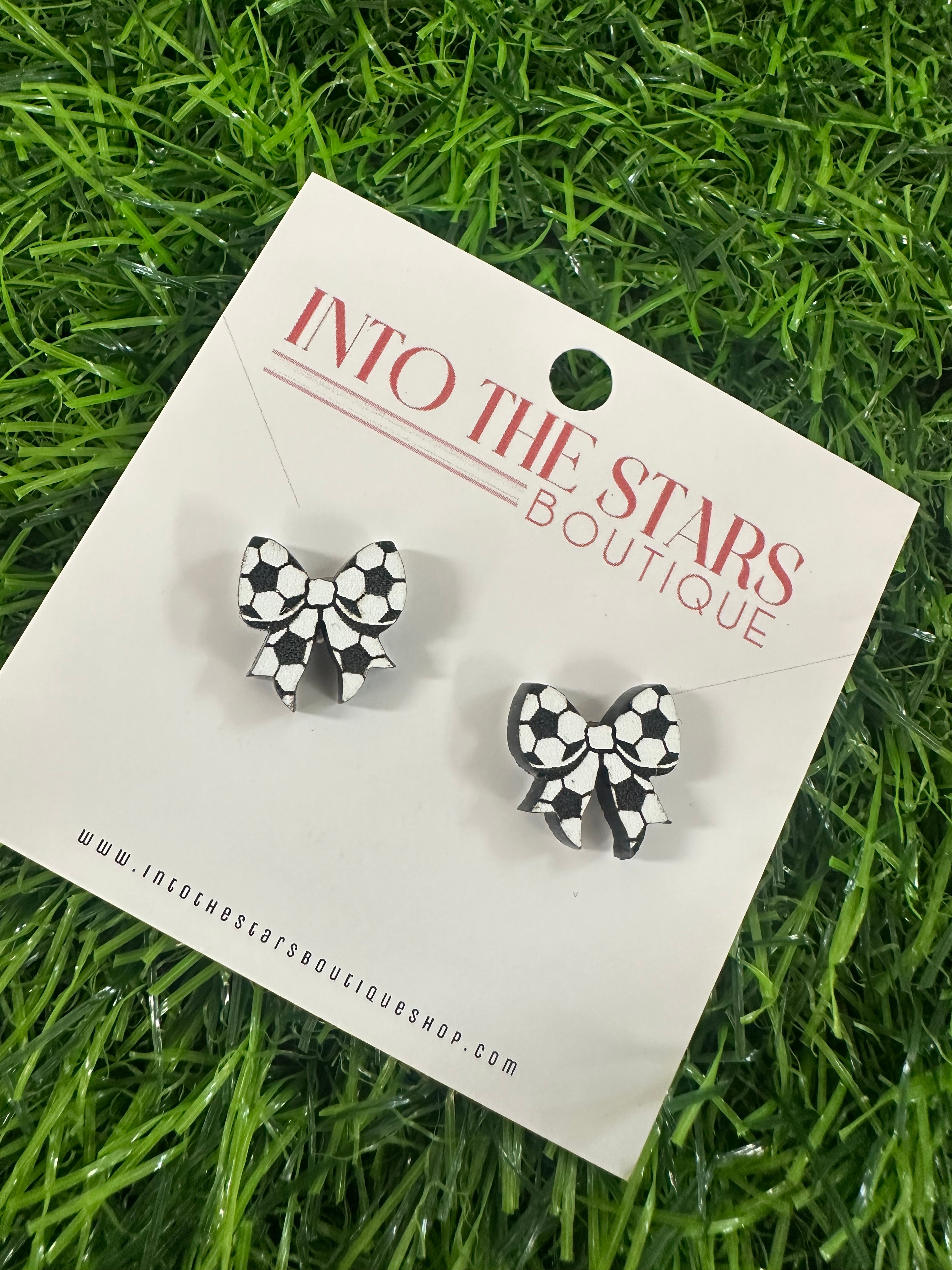 Bow Sports Stud Earrings
