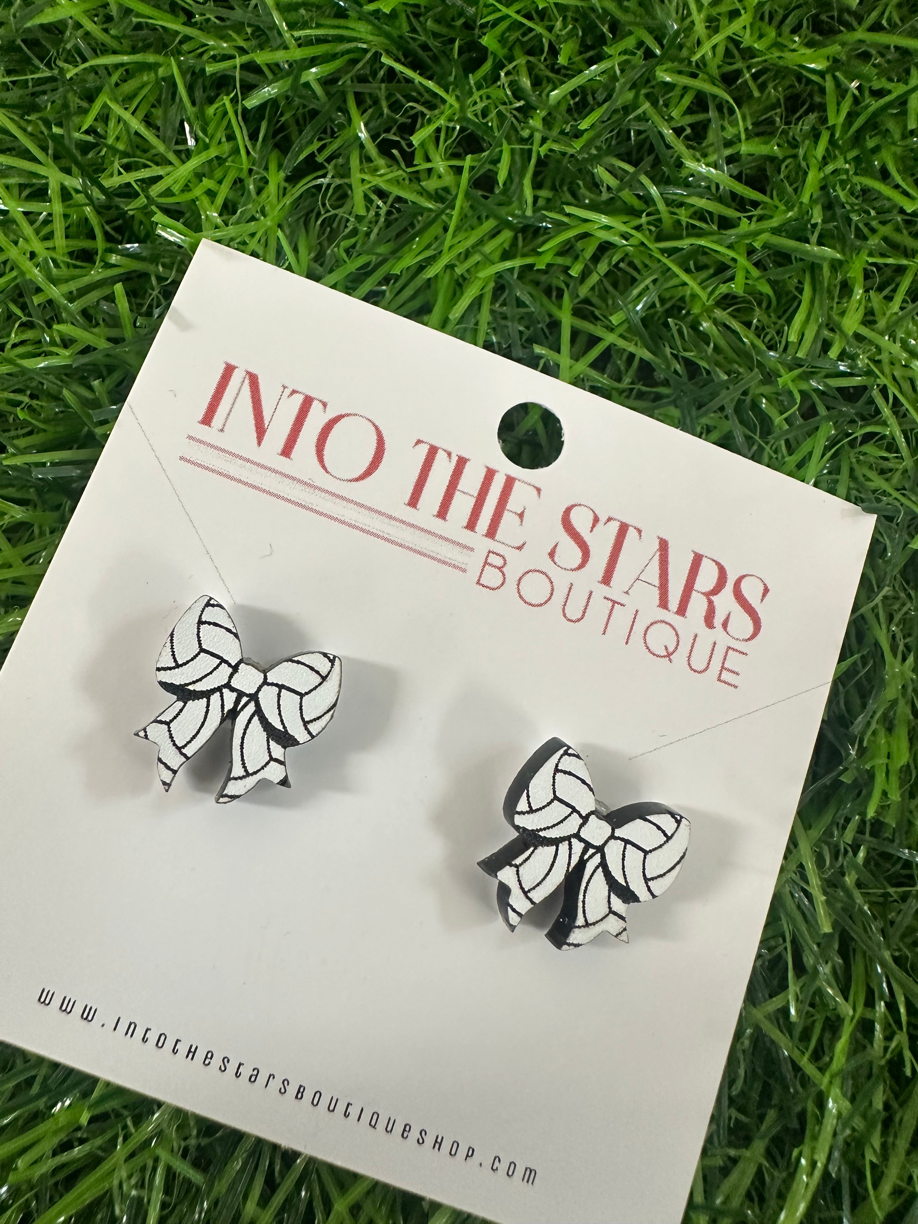 Bow Sports Stud Earrings