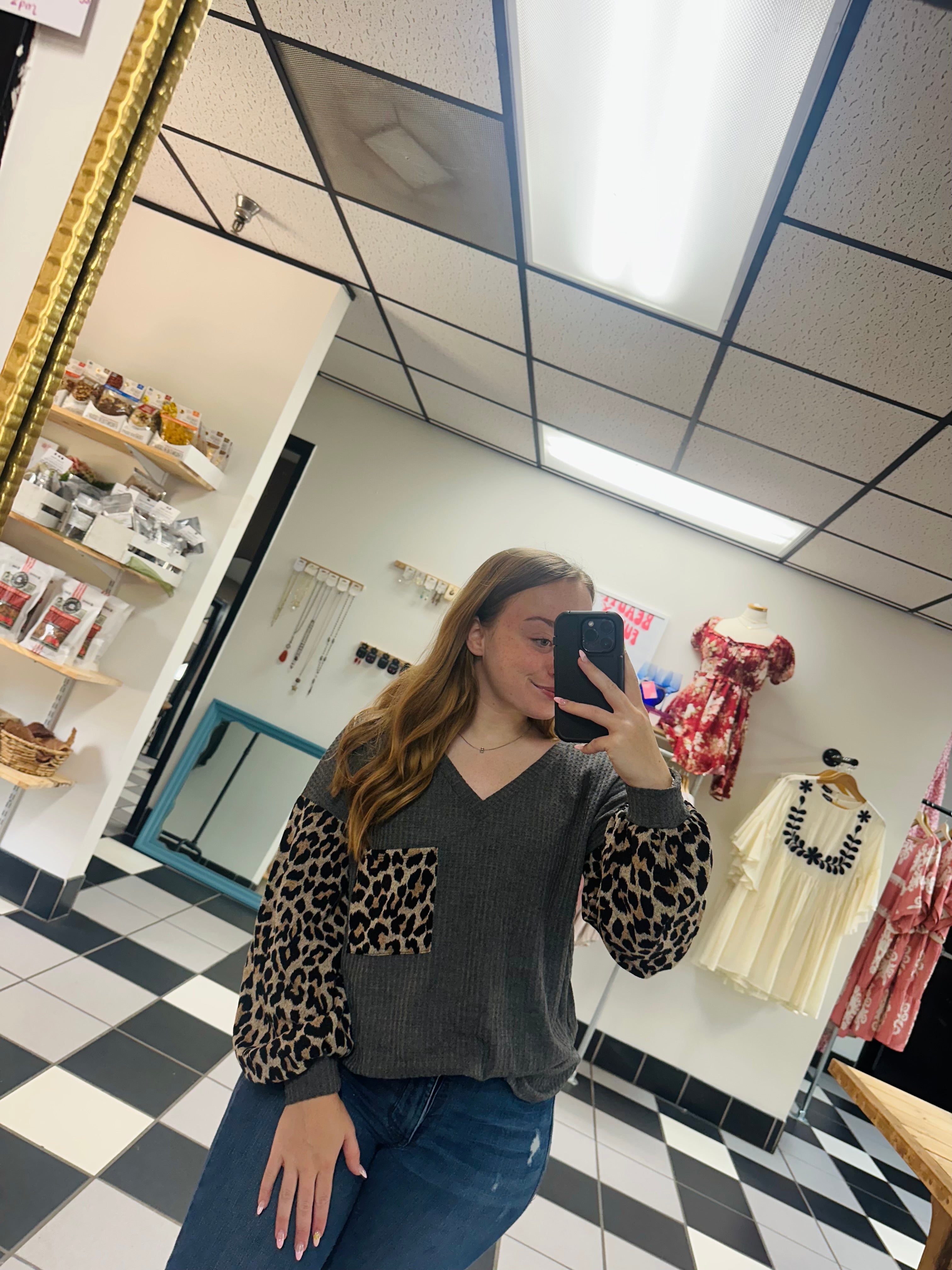 The Leopard Love Top