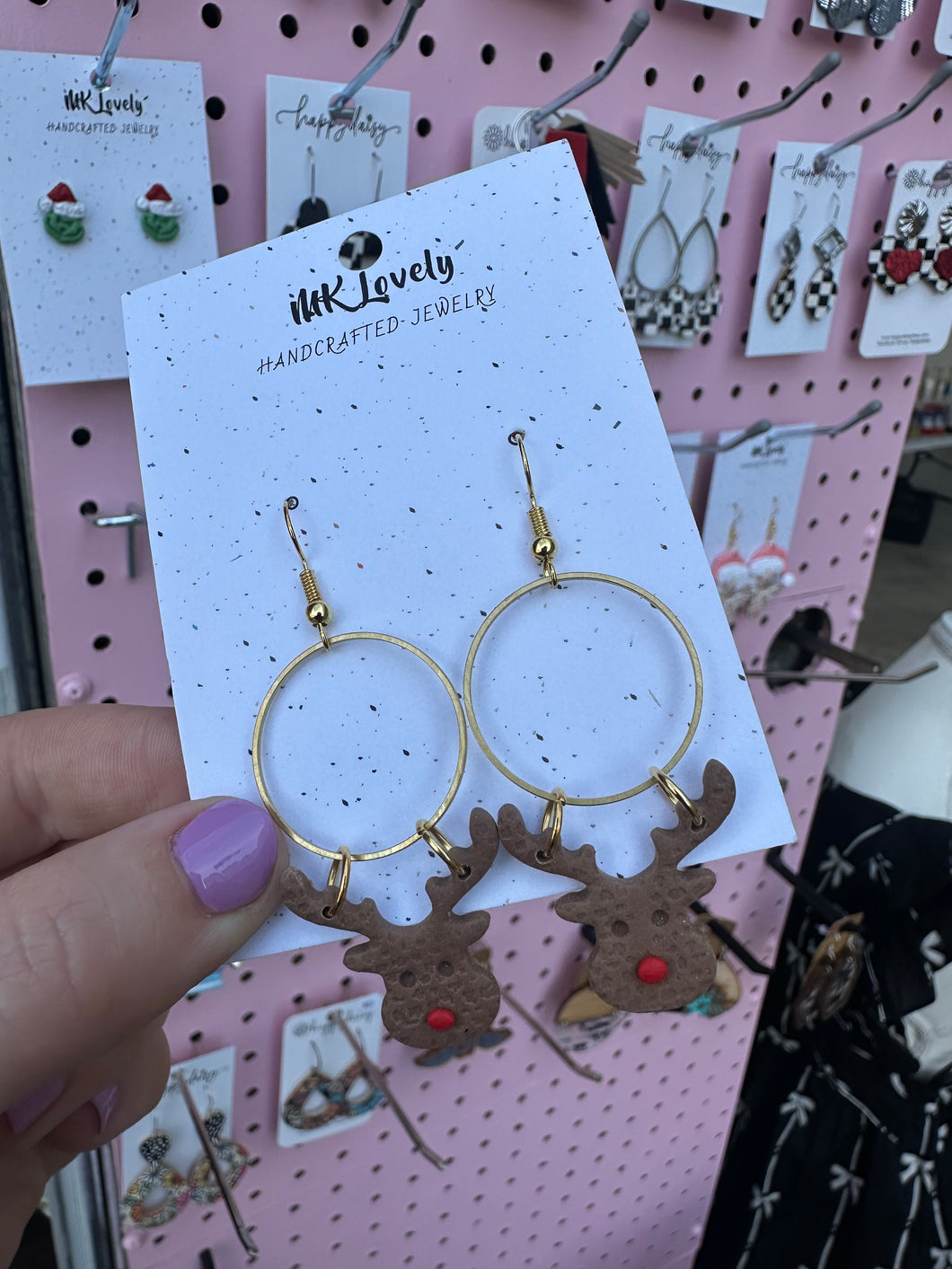 Reindeer Earrings