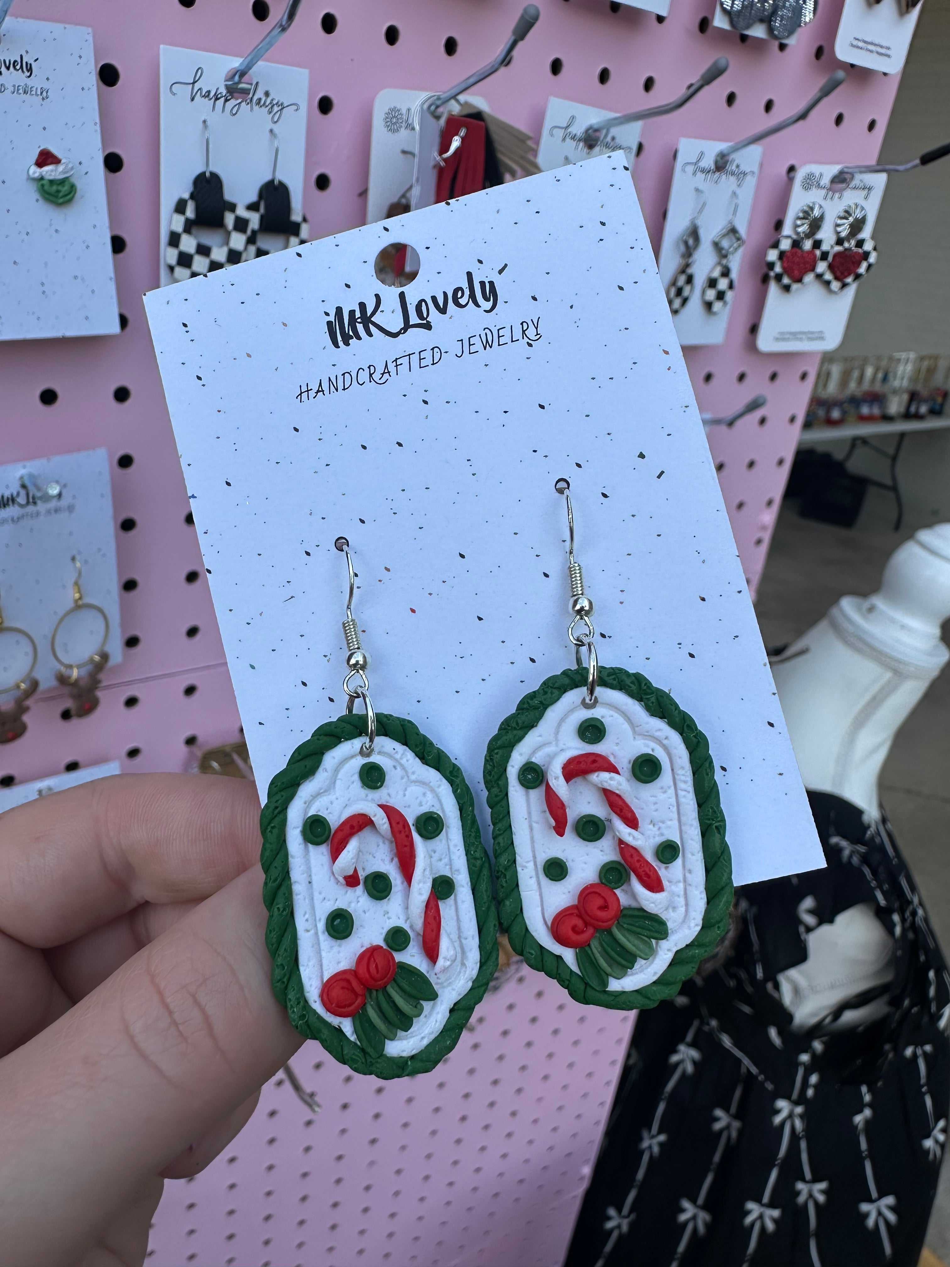 Candy Cane Dreams Earrings