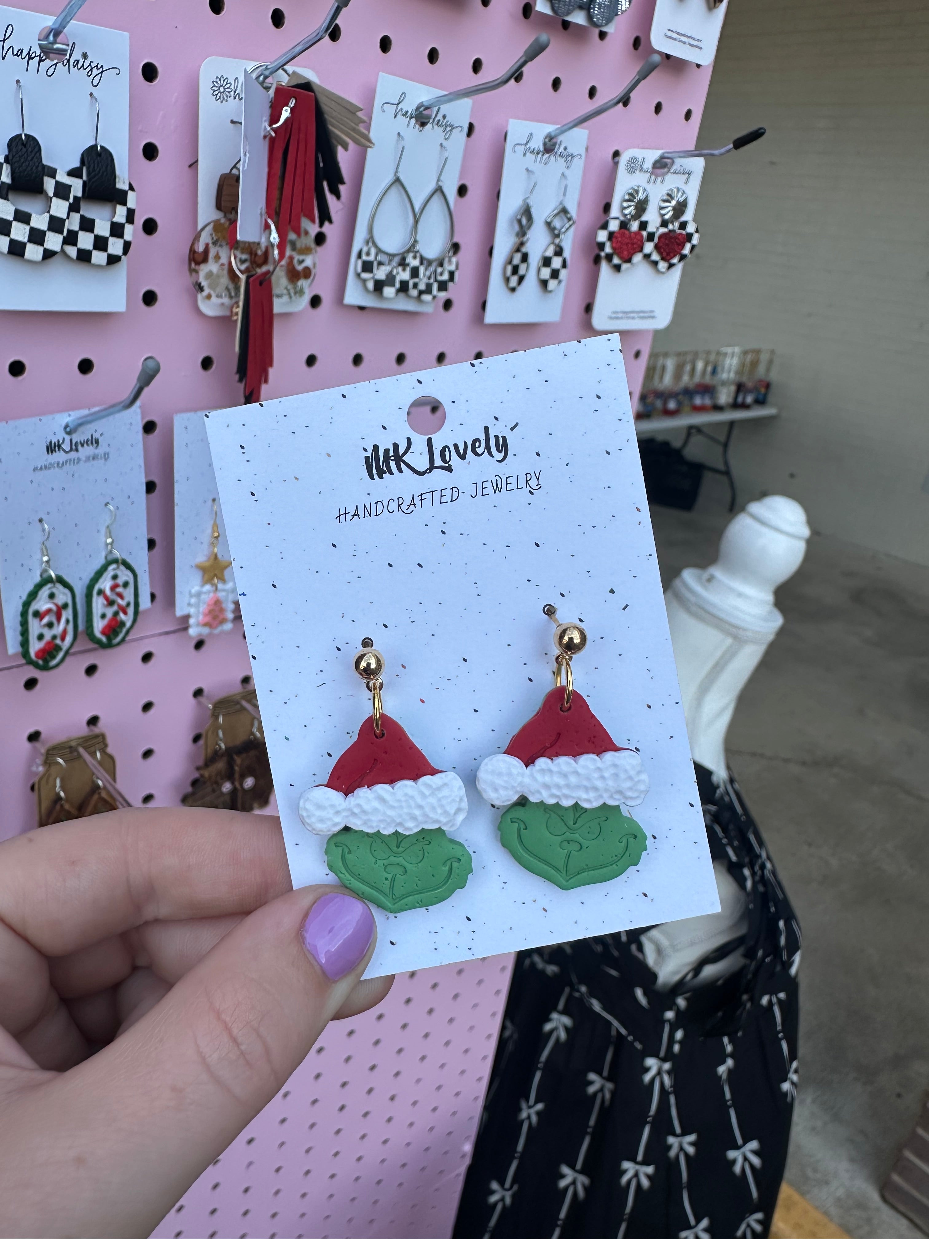 Grinch Earrings