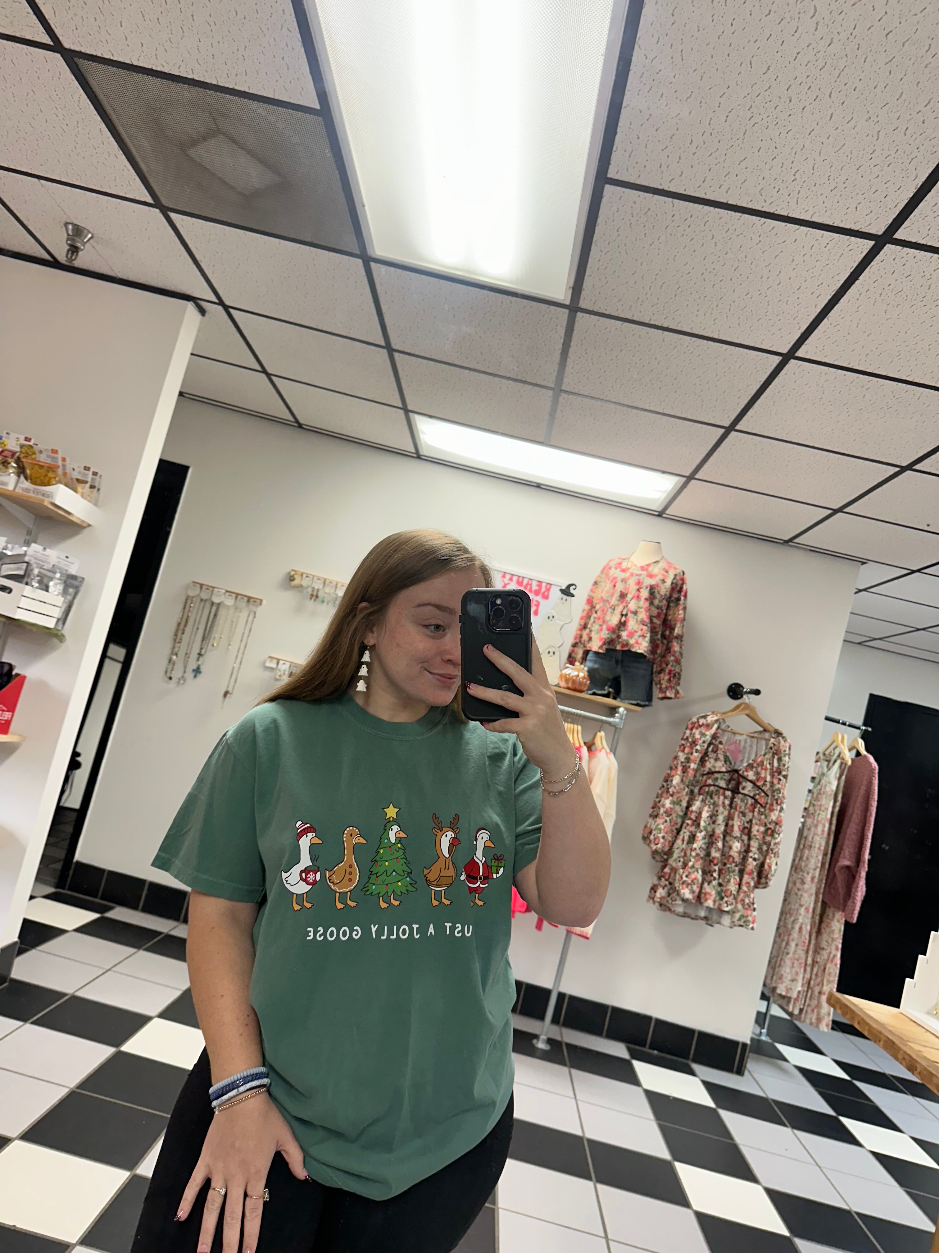 Just A Jolly Goose Graphic Tee