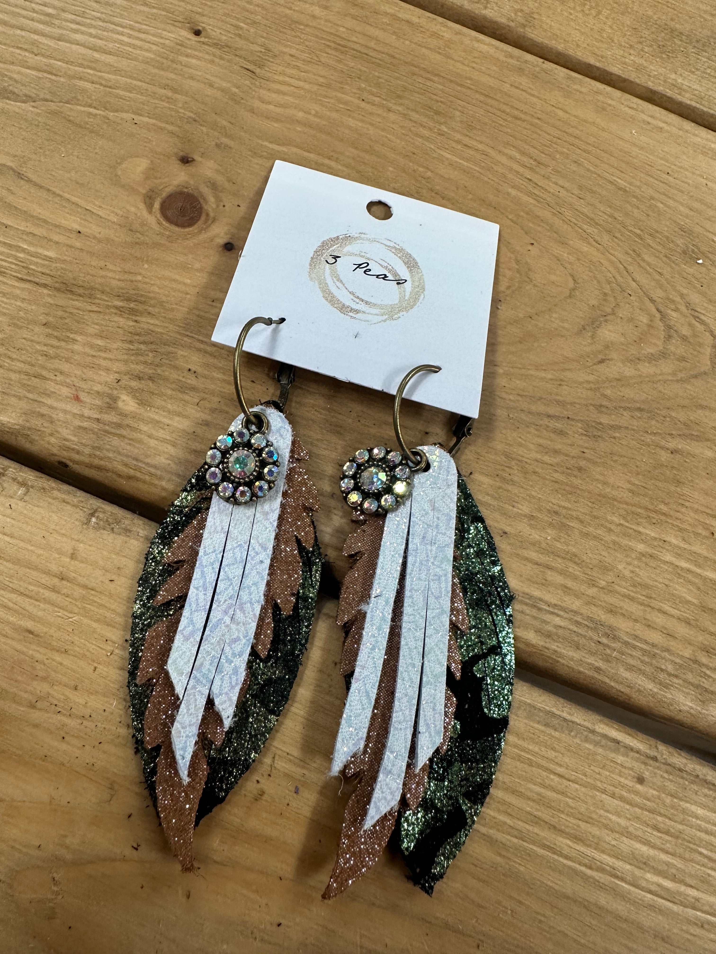 The 3 Pea Earrings