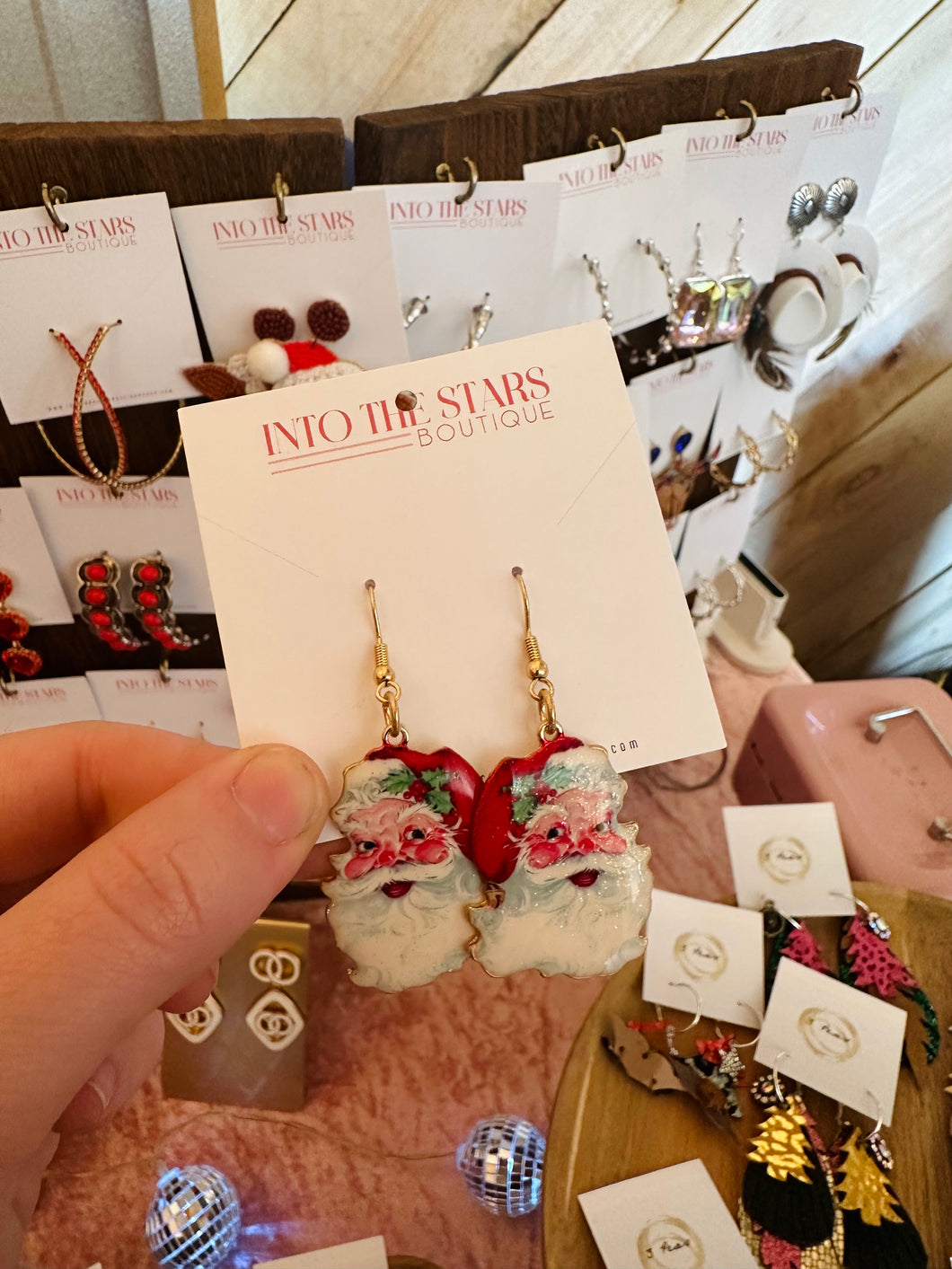 Classic Santa Earrings