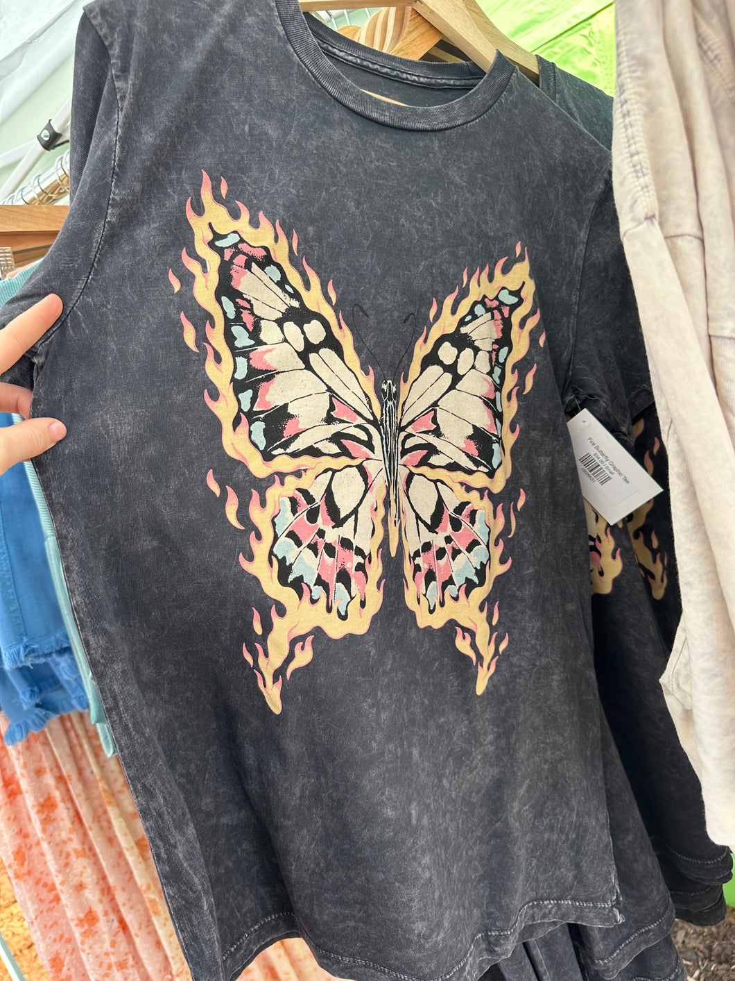 Fire Butterfly Graphic Tee