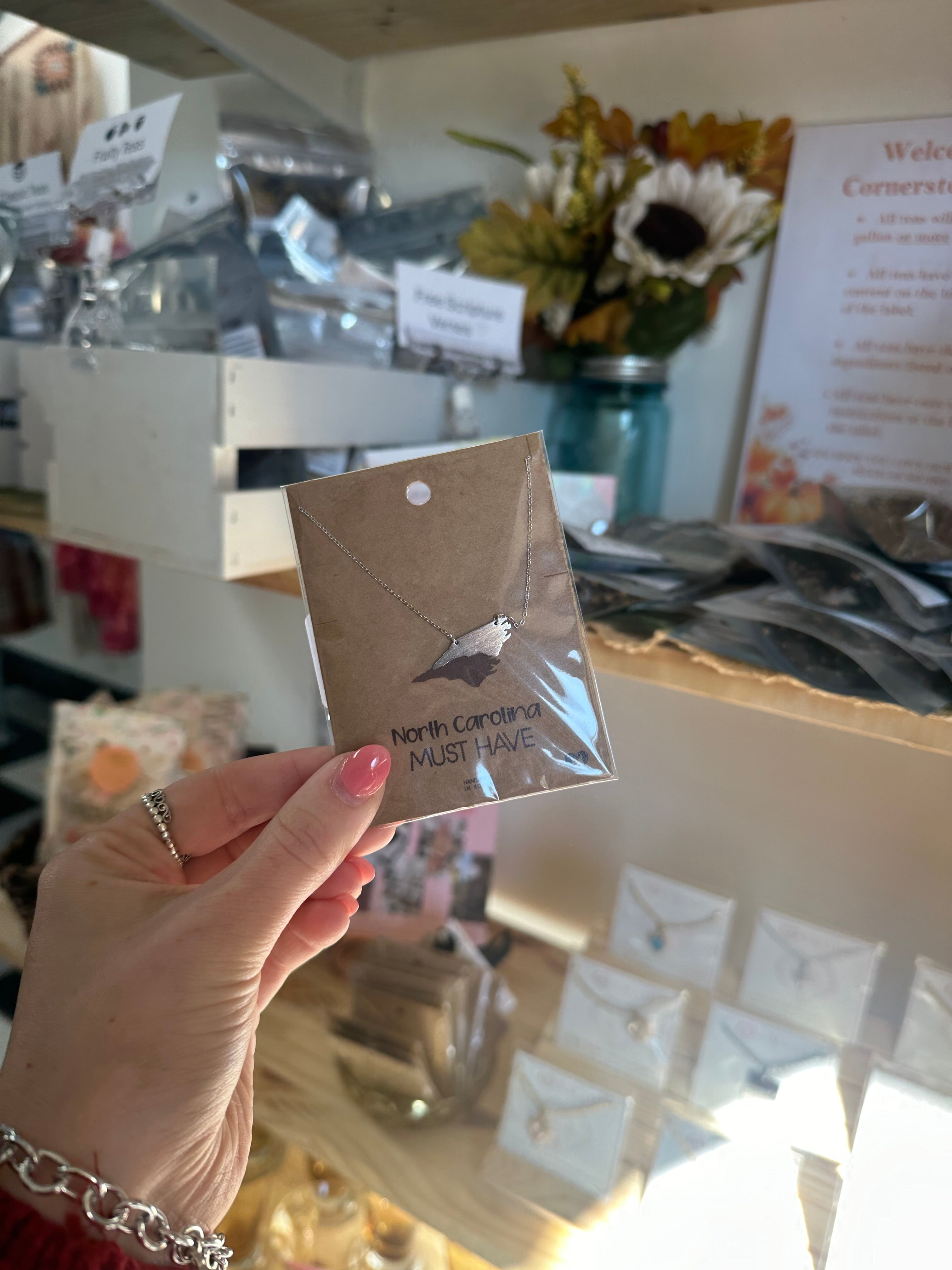 North Carolina State Necklace