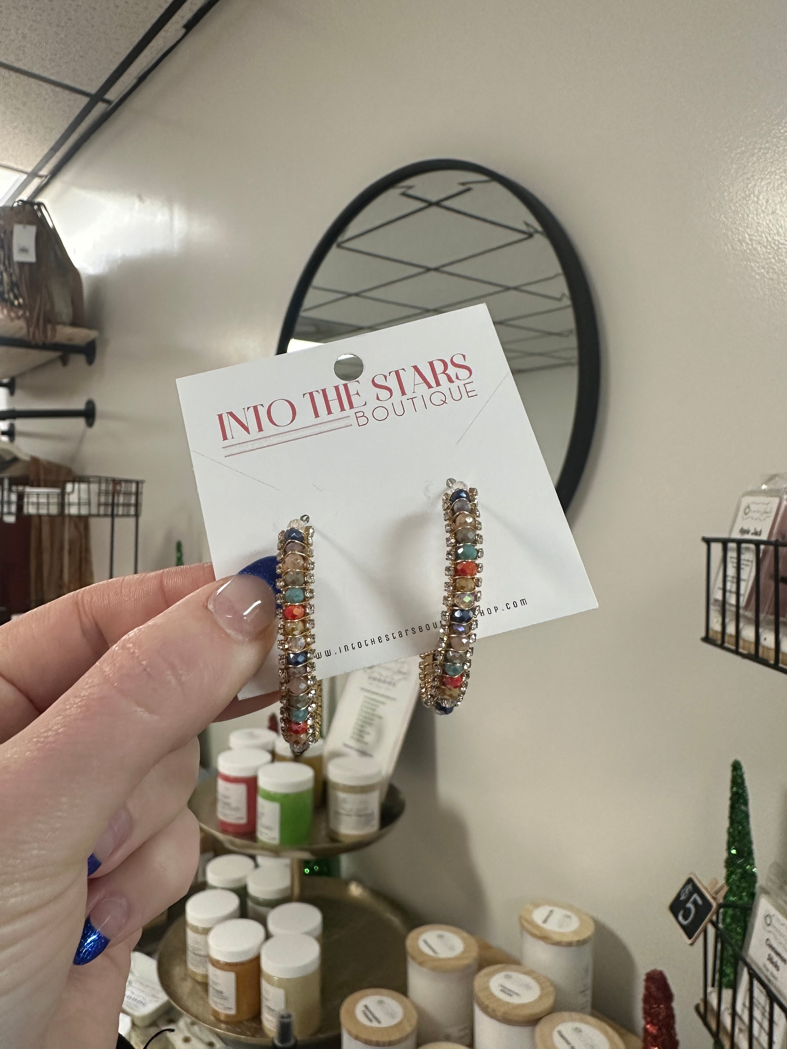 Light Up The Night Hoop Earrings