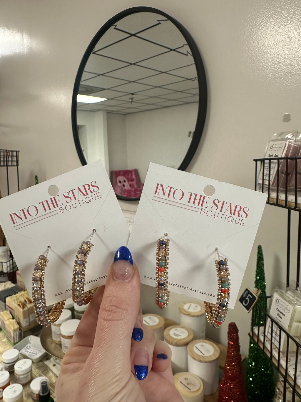 Light Up The Night Hoop Earrings