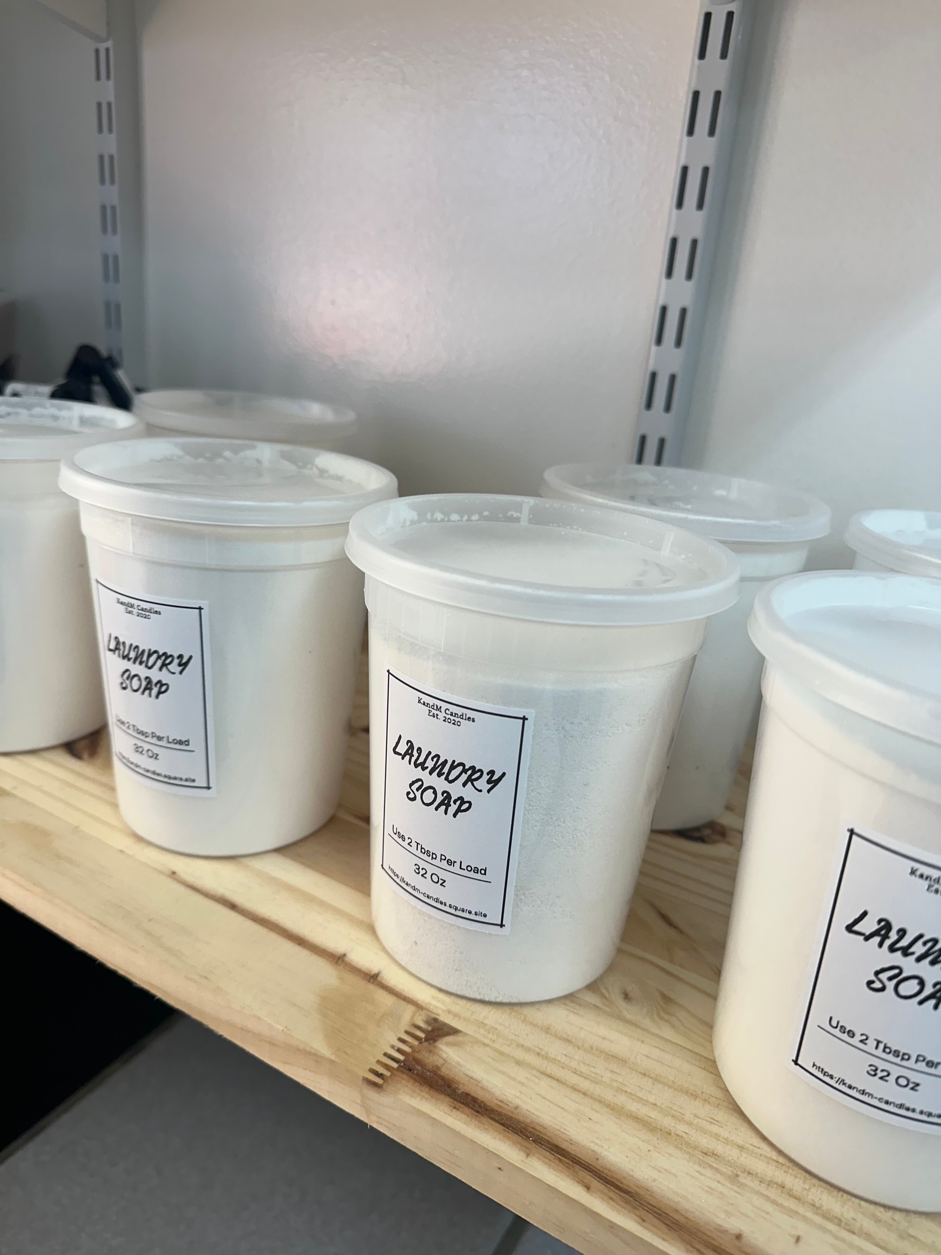 Handmade Powdered Laundry Detergent