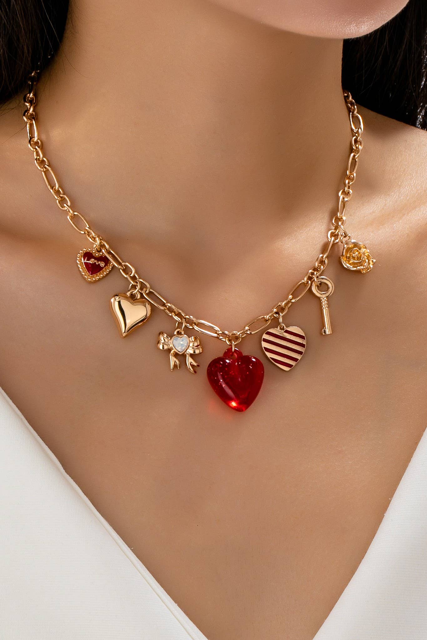 The Cherry Heart Necklace
