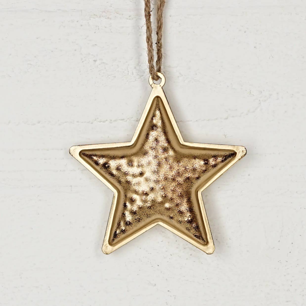 Hammered Star Ornament