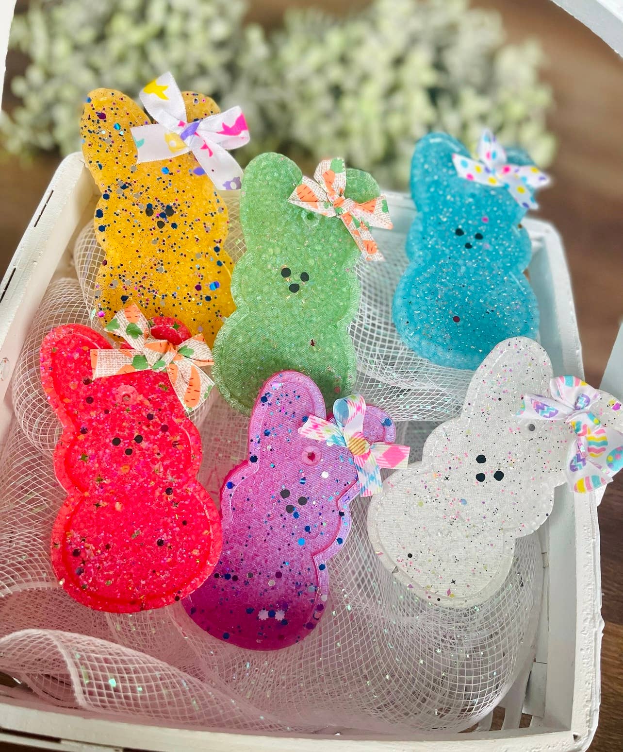 Peep Bunny Car Freshie 