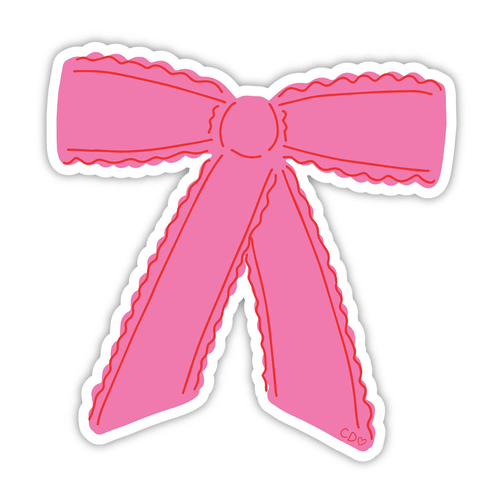 Frilled Coquette Bow Decal Sticker