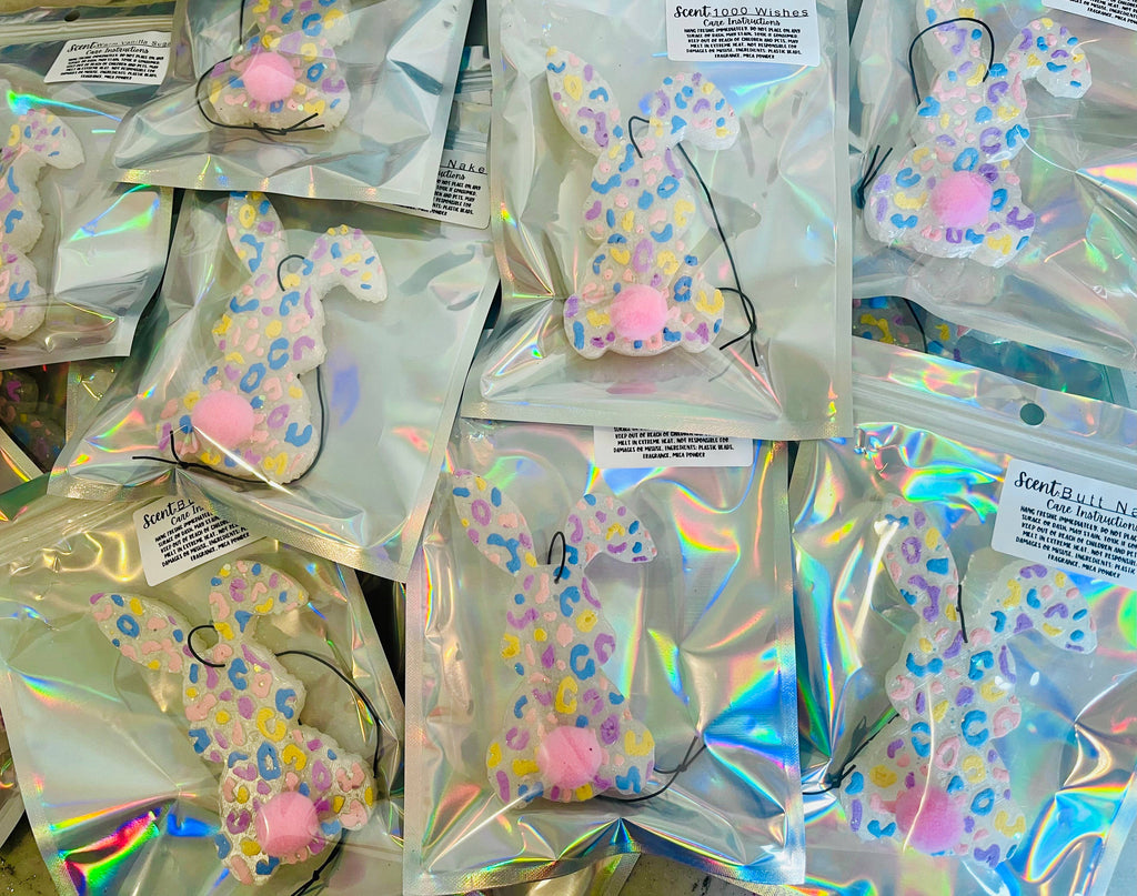 Cheetah Bunny Car Freshie 