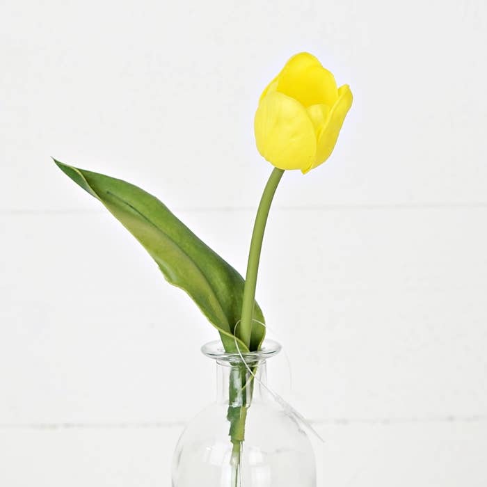 Real Touch Tulip Yellow