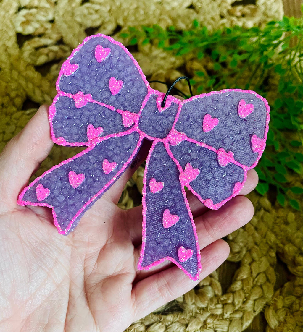 Heart Bow Car Freshie