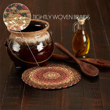Load image into Gallery viewer, Ginger Spice Jute Trivet
